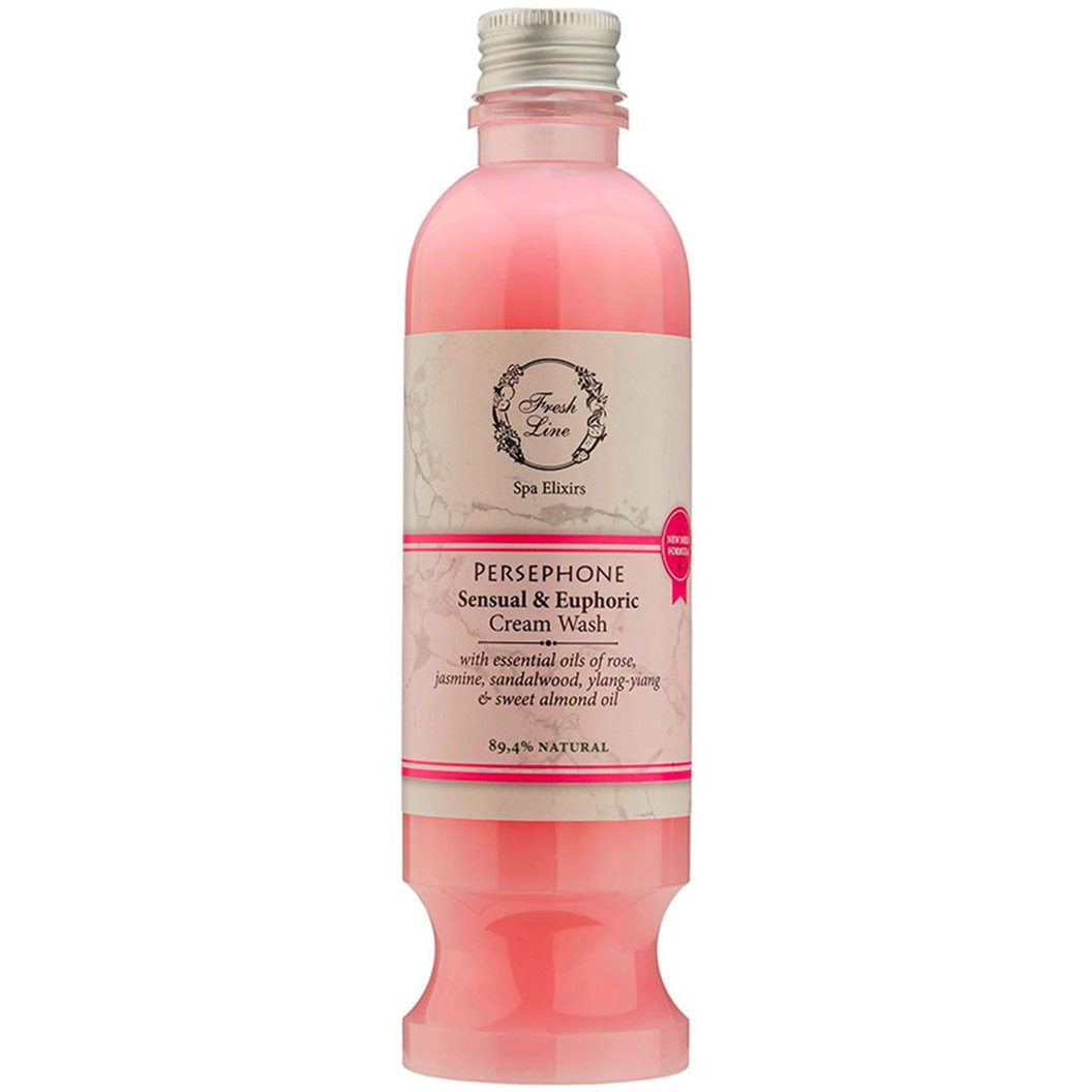 Fresh Line Spa Elixirs Persephone Sensual & Euphoric Cream Wash Αφρόλουτρο Σώματος με Αιθέρια Έλαια από Τριαντάφυλλο, Γιασεμί & Υλάνγκ-Υλάνγκ για Αισθησιασμό & Ευφορία 250ml
