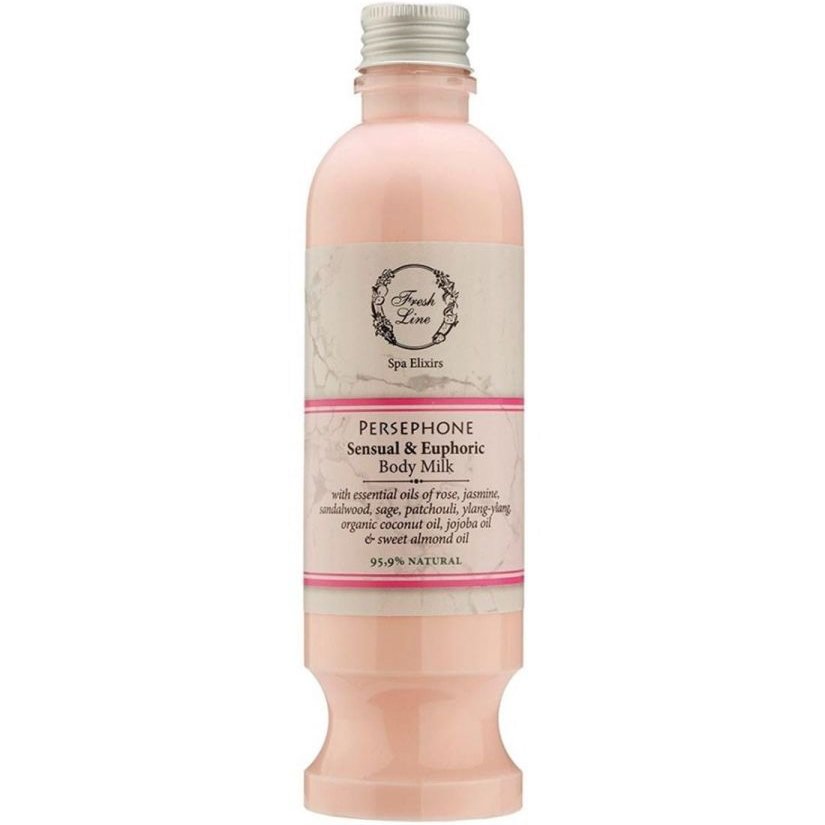 Fresh Line Spa Elixirs Persephone Sensual & Euphoric Body Milk Γαλάκτωμα Σώματος με Αιθέρια Έλαια από Τριαντάφυλλο, Γιασεμί & Υλάνγκ-Υλάνγκ για Αισθησιασμό & Ευφορία 250ml