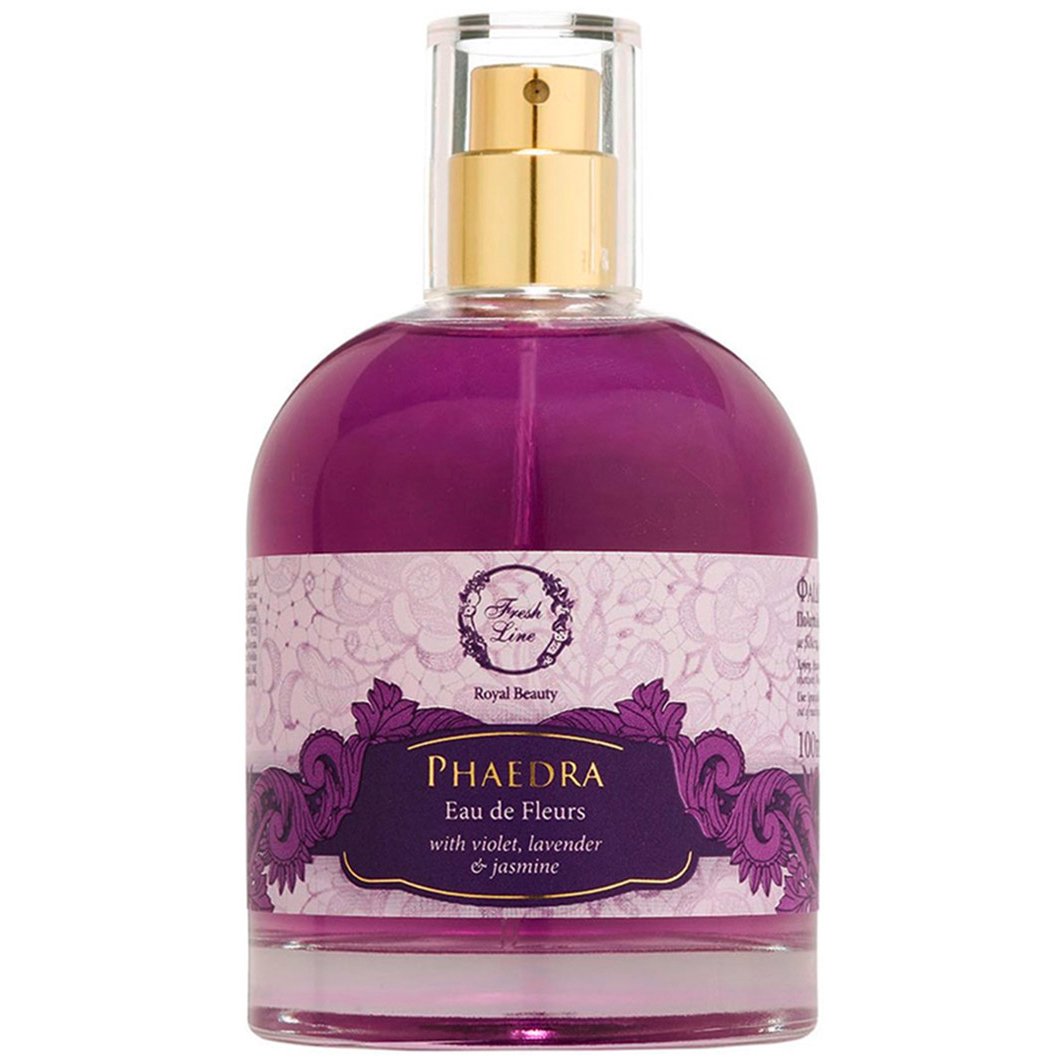 Fresh Line Royal Beauty Phaedra Eau de Fleurs Splash Πολυτελές Άρωμα Σώματος Φαίδρα με Νότες Βιολέτα, Λεβάντα & Γιασεμί για Αίσθηση Ηρεμίας & Διαχρονικής Κομψότητας 100ml