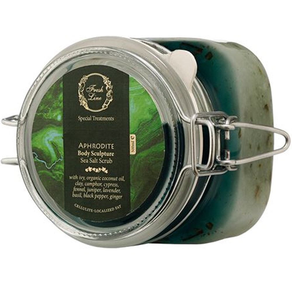 Fresh Line Special Treatments Aphrodite Slimming Sea Salt Anti-Cellulite Body Scrub Απολεπιστικό Σώματος Αφροδίτη για Σμίλευση & με Δράση Κατά της Κυτταρίτιδας με Θαλασσινό Αλάτι, Φυτικά & Αιθέρια Έλαια 500ml