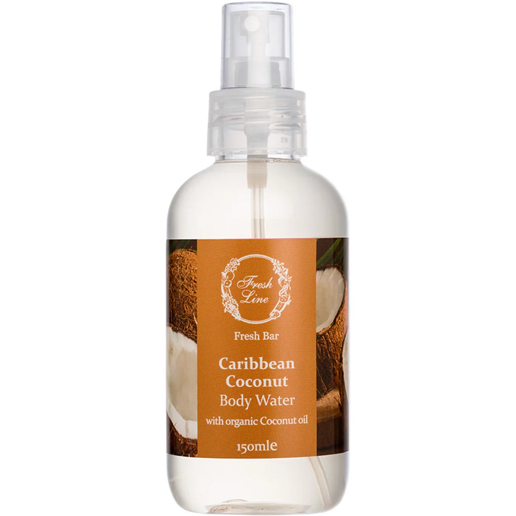 Fresh Line Fresh Bar Caribbean Coconut Body Water Εξωτικό & Χαλαρωτικό Αρωματικό Νερό Σώματος Φυσικής Σύνθεσης με Καρύδα 150ml