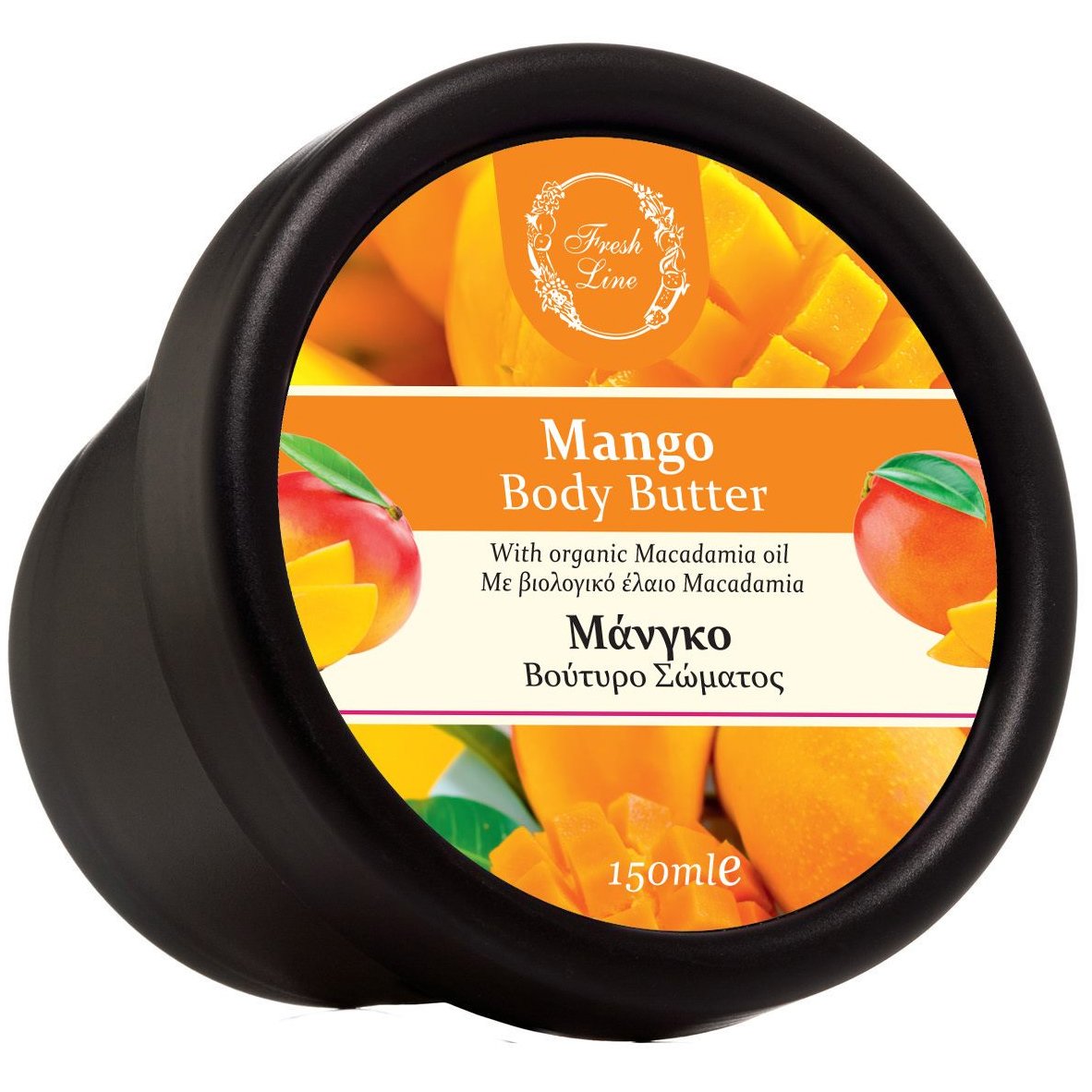 Fresh Line Mango Body Butter Εξωτικό & Φρουτώδες, Θρεπτικό Βούτυρο Σώματος με Μάνγκο 150ml