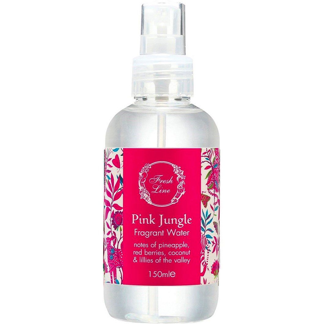 Fresh Line Pink Jungle Fragrant Water Φρουτένιο Αρωματικό Νερό Σώματος Φυσικής Σύνθεσης με Τροπικές Νότες για Καλοκαιρινή Διάθεση 150ml