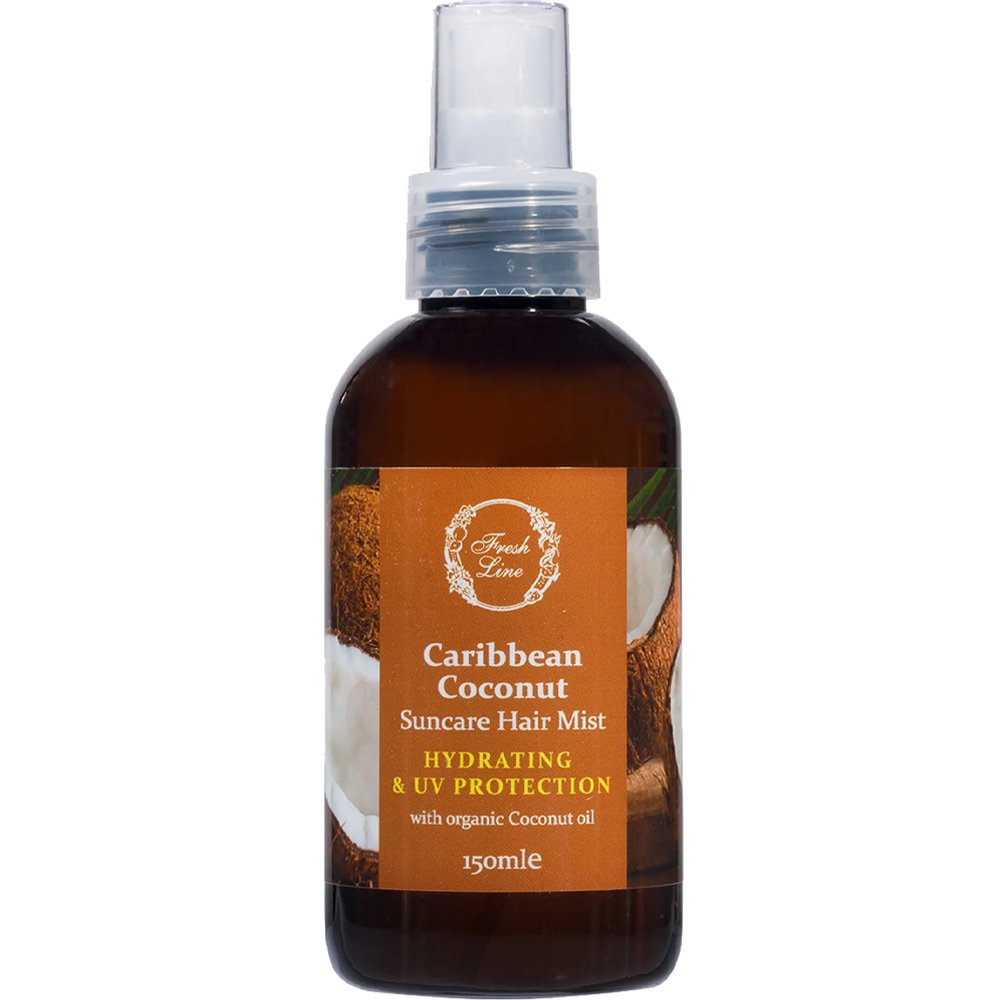 Fresh Line Caribbean Coconut Suncare Hydrating & UV Protection Hair Mist Spray Αντηλιακό Mist με Καρύδα Καραϊβικής για Όλους τους Τύπους Μαλλιών 150ml