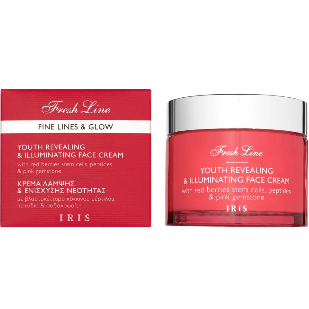 Fresh Line Fine Lines & Glow Iris Youth Revealing & Illuminating Face Cream Κρέμα Ίρις Λάμψης & Ενίσχυσης Νεότητας για τις Πρώτες Ρυτίδες 50ml