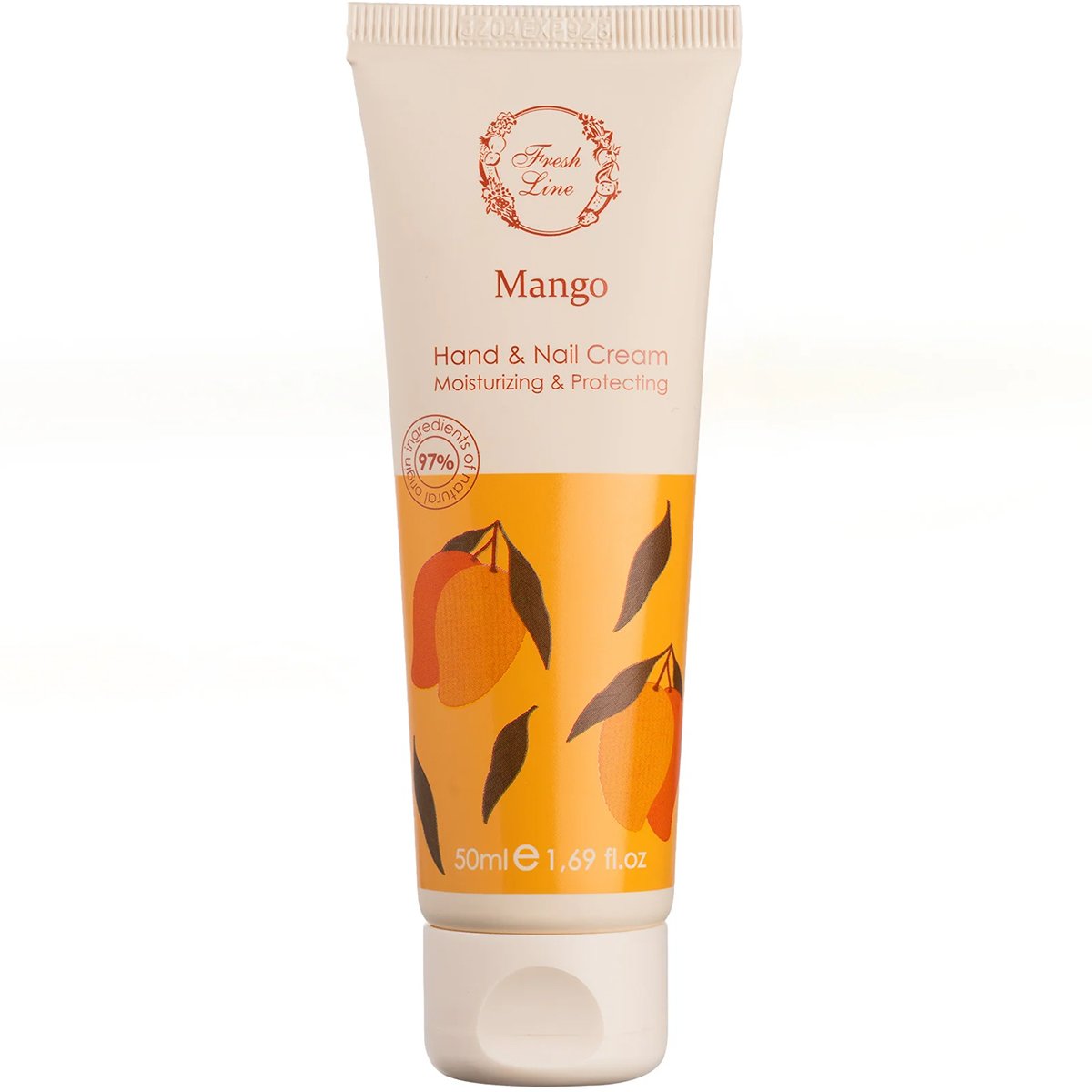 Fresh Line Mango Moisturizing & Protecting Hand & Nail Cream Ενυδατική, Προστατευτική Κρέμα Χεριών & Νυχιών Ελαφριάς Υφής, Φυσικής Σύνθεσης με Μάνγκο 50ml