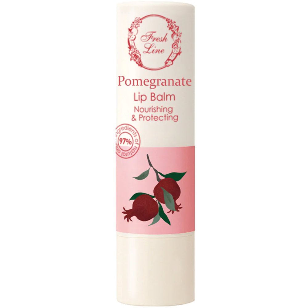 Fresh Line Nourishing & Protecting Pomegranate Lip Balm Βάλσαμο Χειλιών Ροδιού με Βιολογικό Βούτυρο Καριτέ, Έλαιο Αγριοτριανταφυλλιάς & Εκχύλισμα από Πράσινο Τσάι 5,4g