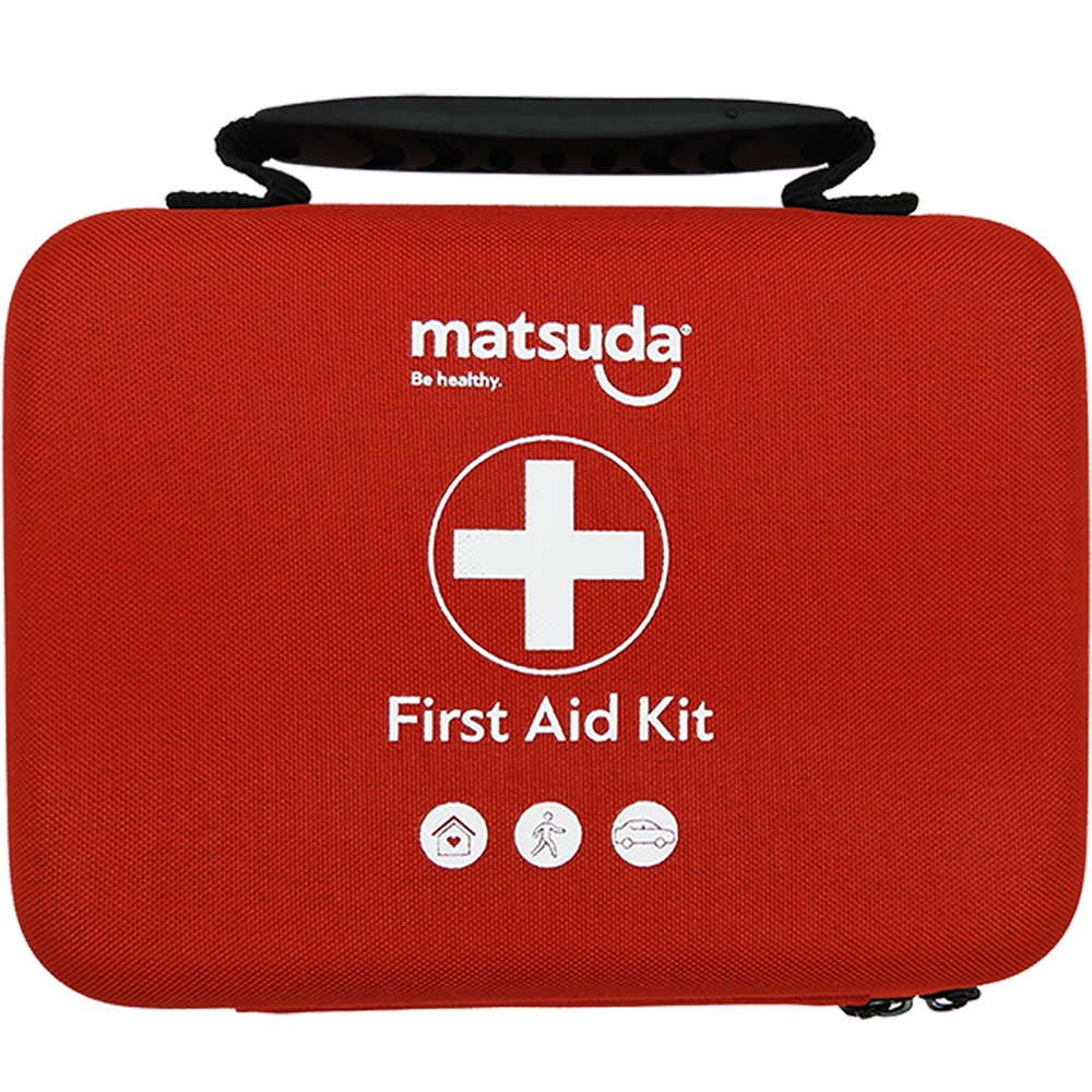 Matsuda First Aid Kit Φαρμακείο Πρώτων Βοηθειών σε Τσαντάκι Προγεμισμένο 38 Τεμάχια