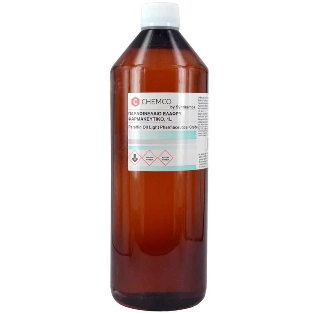 Chemco Paraffin Oil Light Παραφινέλαιο Ελαφρύ Φαρμακευτικό 1Lt