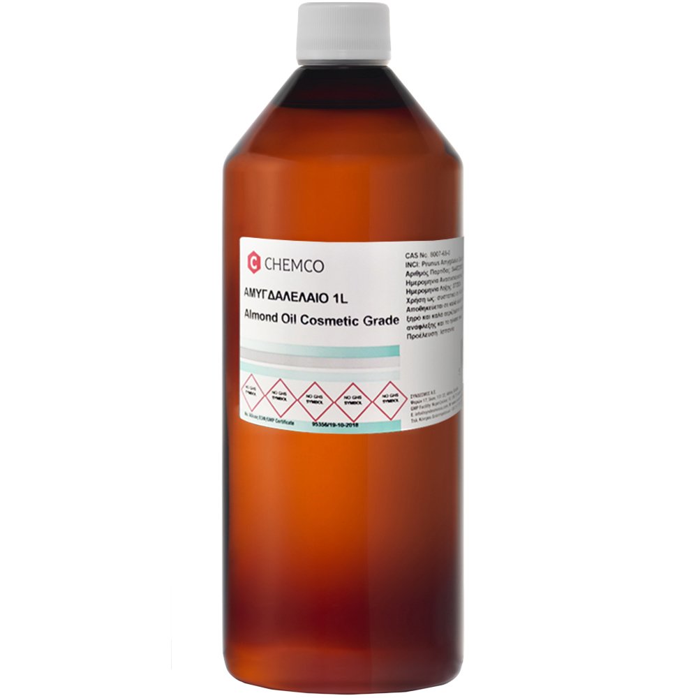 Chemco Almond Oil Cosmetic Grade Αμυγδαλέλαιο για Καλλυντική Χρήση 1lt