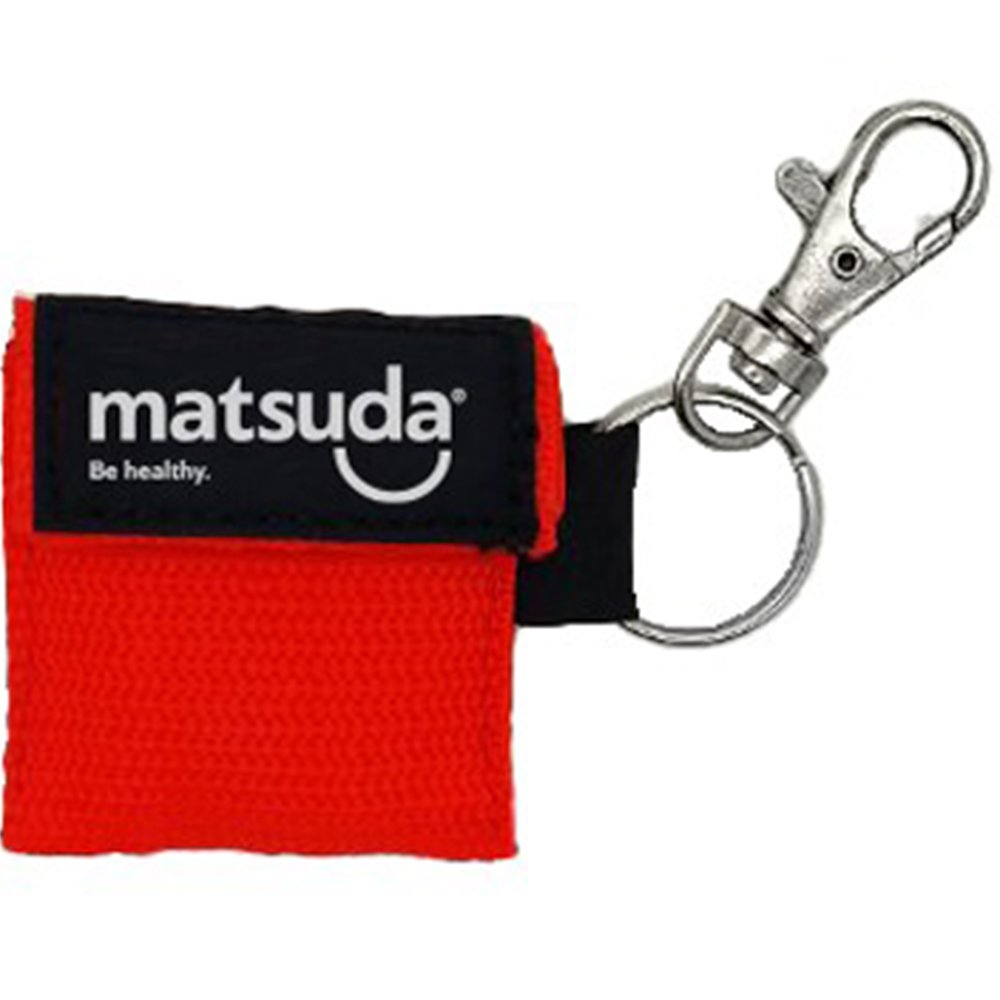 MATSUDA Matsuda CPR Face Shield Μάσκα Φιλί της Ζωής σε Θήκη Μπρελόκ 1 Τεμάχιο