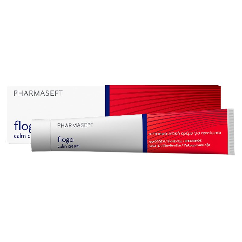 Pharmasept Pharmasept Flogo Calm Cream Κρέμα Εξειδικευμένης Δράσης για την Άμεση Καταπράυνση από Εγκαύματα 50ml