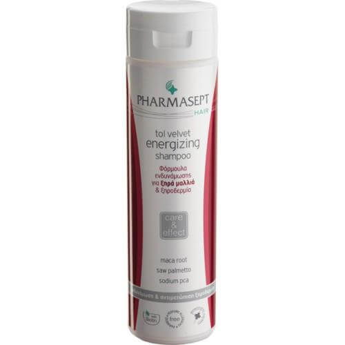 Pharmasept Tol Velvet Energizing Shampoo Δυναμωτικό Σαμπουάν για Ξηρά Μαλλιά που Ενεργοποιεί την Ανάπτυξη της Τρίχας 250ml