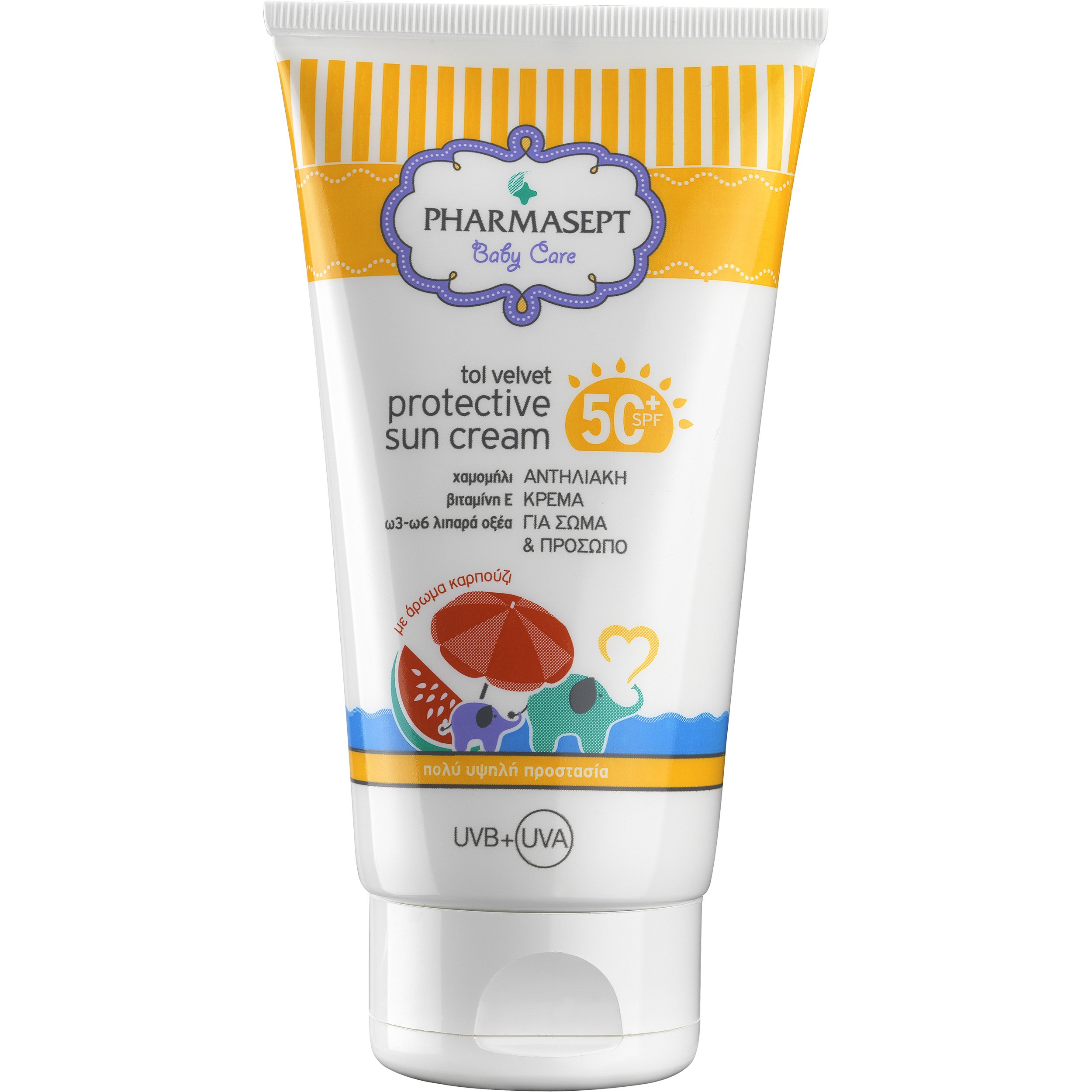 Pharmasept Tol Velvet Protective Sun Cream Spf50+ 150ml