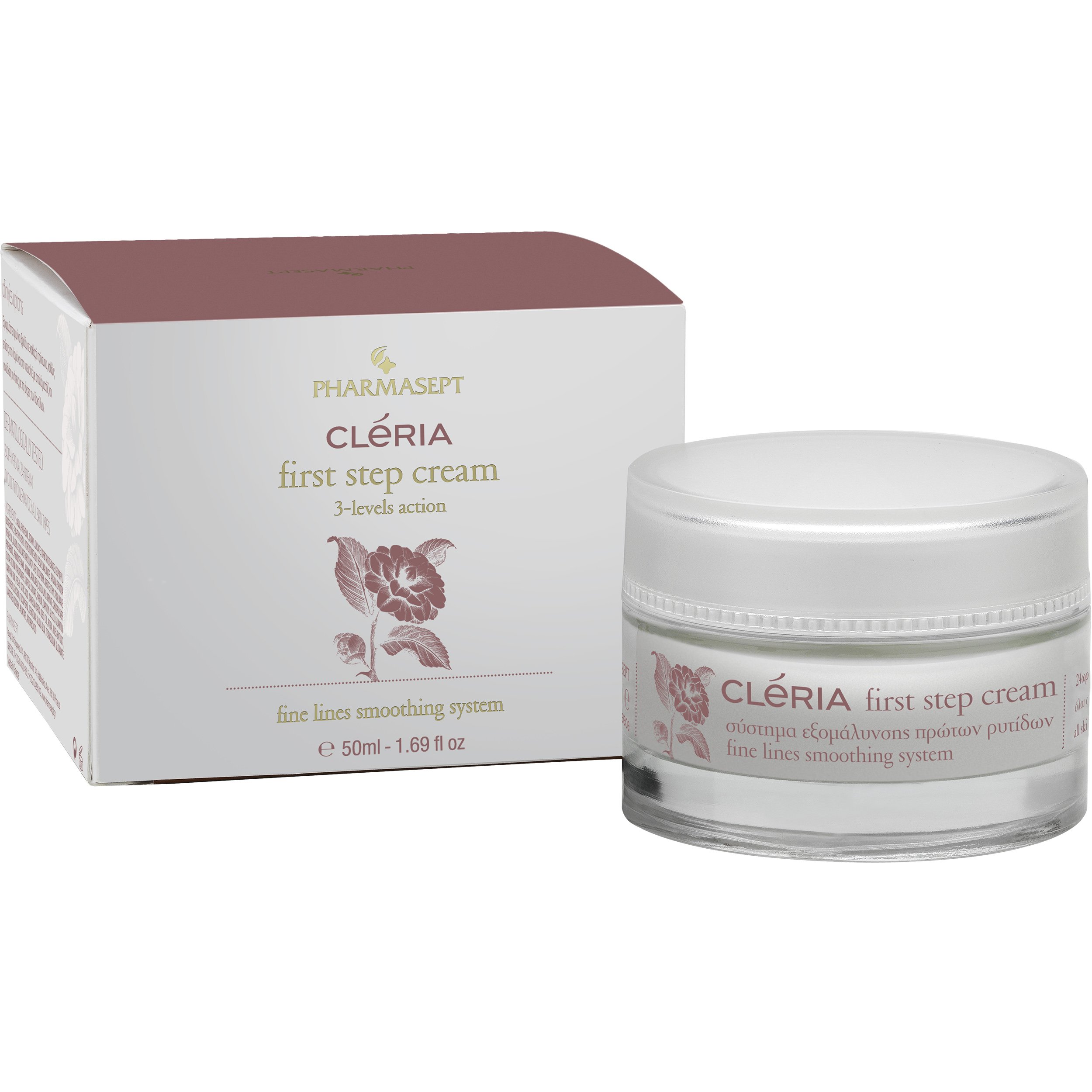 Pharmasept Cleria First Step Cream Αντιρυτιδική Κρέμα Εξομάλυνσης Πρώτων Ρυτίδων & Λεπτών Γραμμών Όλοι οι Τύποι Δέρματος 50ml