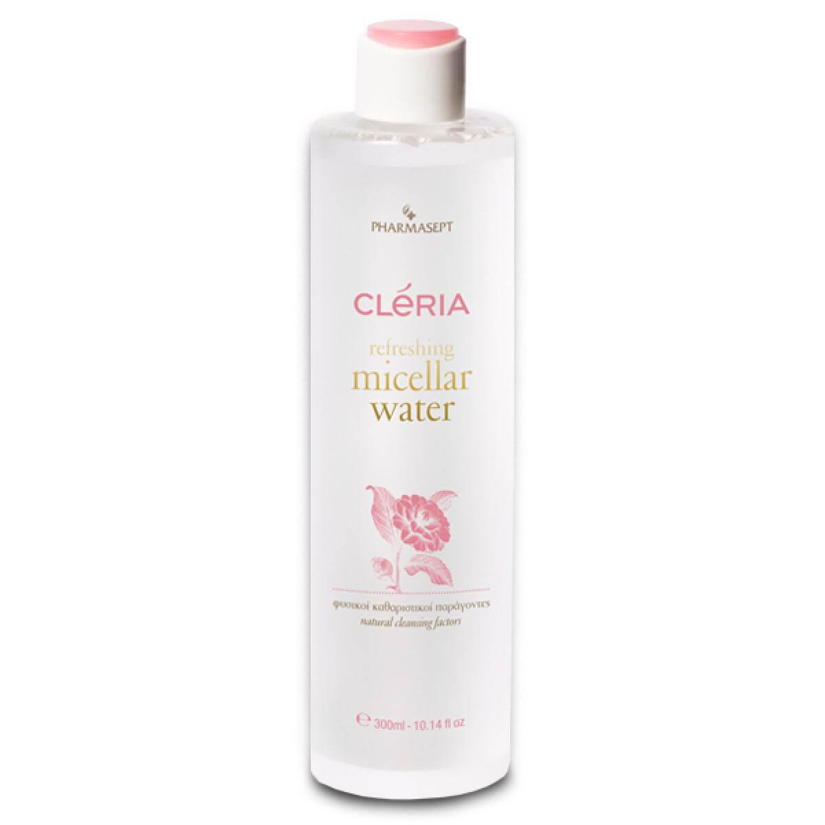 Pharmasept Cleria Refreshing Micellar Water Νερό Ντεμακιγιάζ για Πρόσωπο & Μάτια All Skin Τypes 300ml