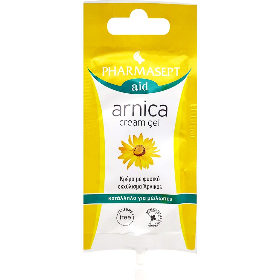 Pharmasept Aid Arnica Cream Gel Κρέμα με Φυσικό Εκχύλισμα Άρνικας Κατάλληλο για Μώλωπες & Οιδήματα 15ml