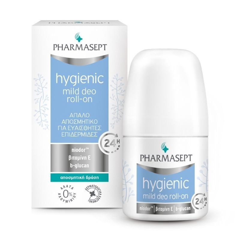 Pharmasept Hygienic Mild Deo 24h Roll-On Απαλό Αποσμητικό για Ευαίσθητες Επιδερμίδες 50ml