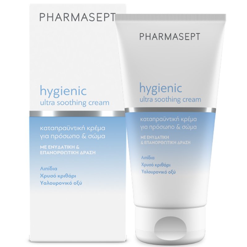 Pharmasept Hygienic Ultra Soothing Cream Καταπραϋντική Ενυδατική Κρέμα για Πρόσωπο & Σώμα 150ml