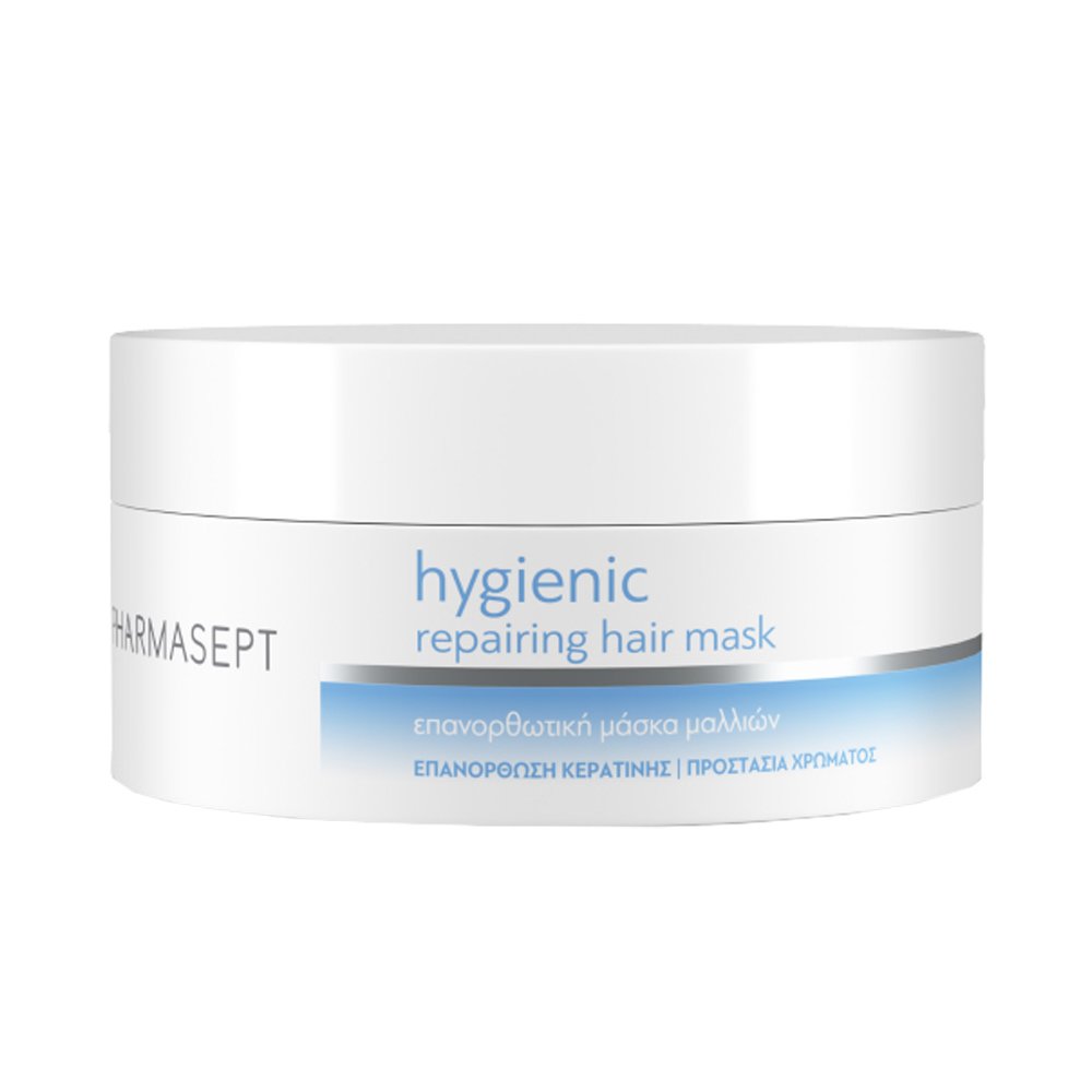 Pharmasept Hygienic Repairing Hair Mask Επανορθωτική Μάσκα Μαλλιών με Ισχυρή Ενυδατική Δράση για Αναδόμηση & Αποκατάσταση της Φθοράς της Τρίχας 200ml