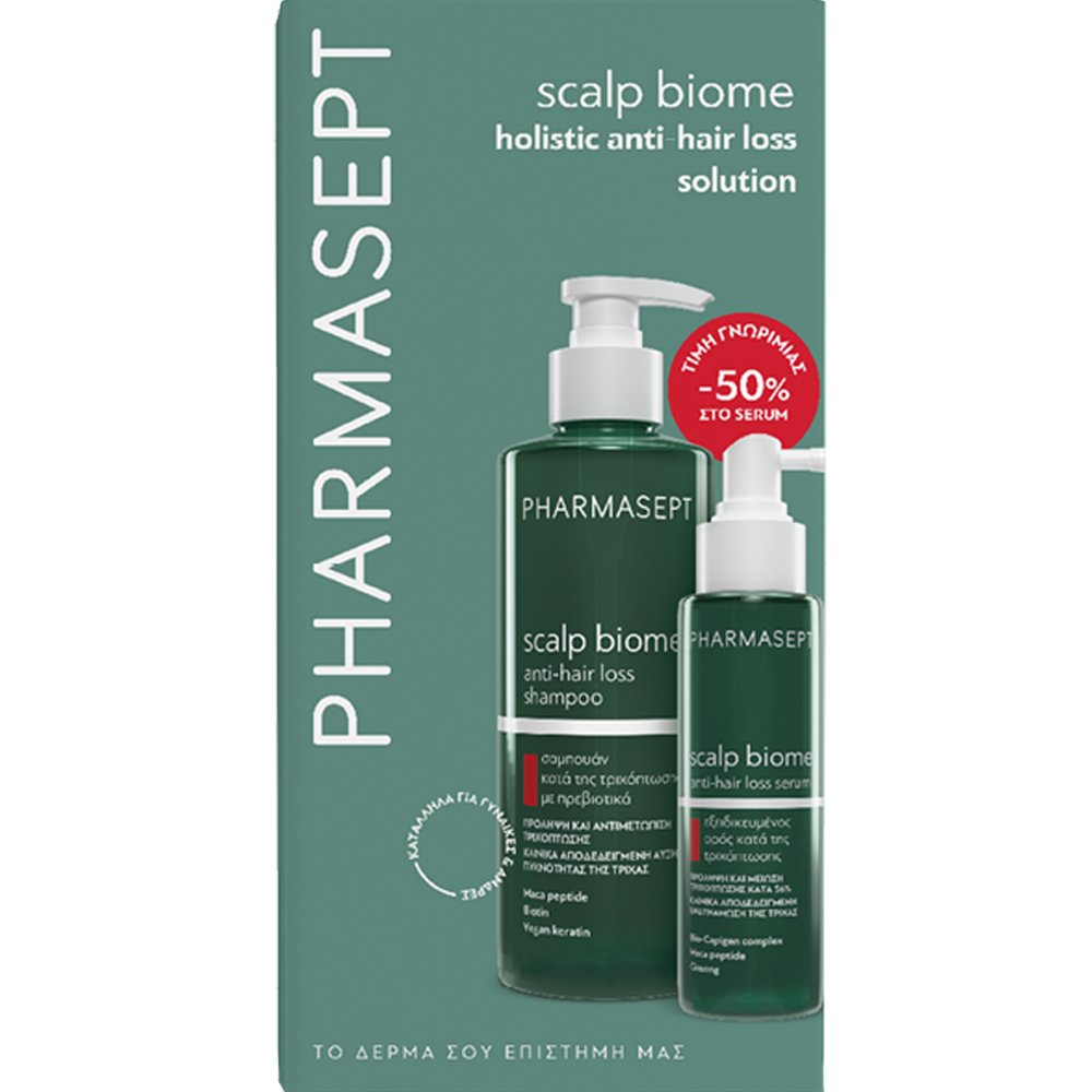 Pharmasept Pharmasept Promo Scalp Biome Anti-Hair Loss Shampoo 400ml & Serum 100ml