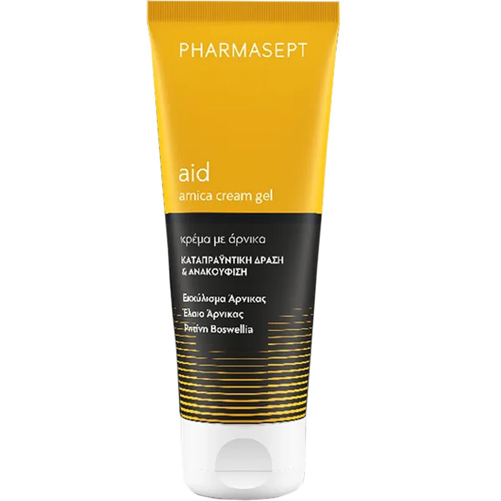 Pharmasept Aid Arnica Cream Gel Κρέμα Τζελ με Εκχύλισμα & Έλαιο Άρνικας με Καταπραϋντική Δράση & Ανακούφιση 75ml
