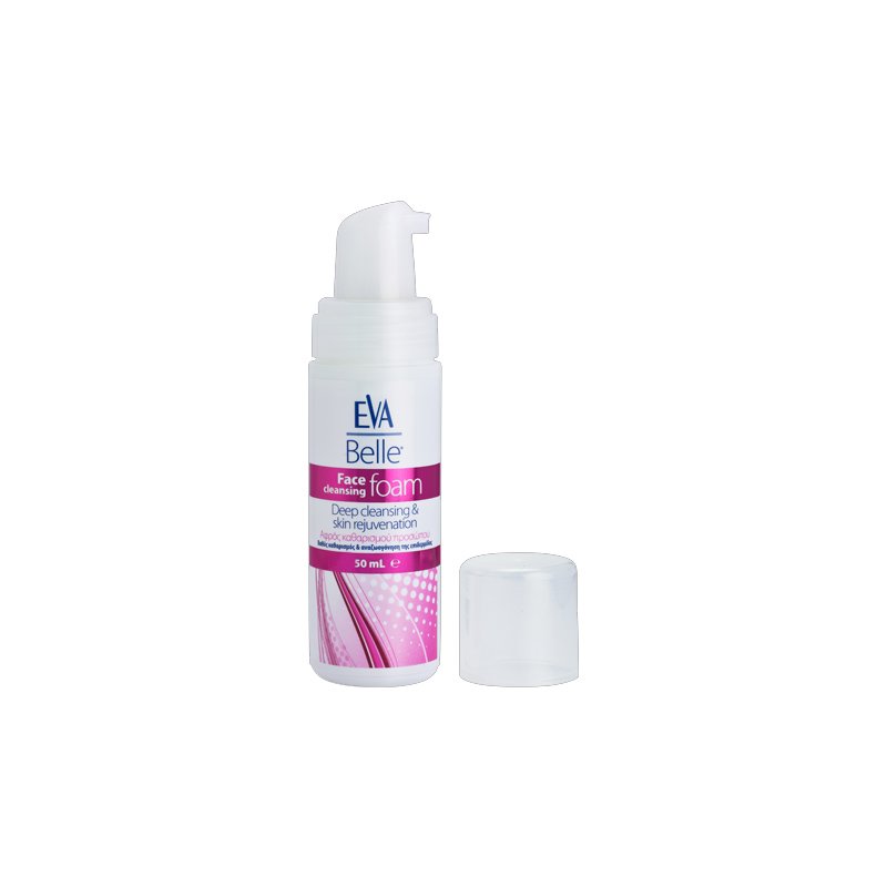 Eva Belle Face Cleansing Foam Αφρός Προσώπου για Βαθύ Καθαρισμό & Αναζωογόνηση της Επιδερμίδας 50ml