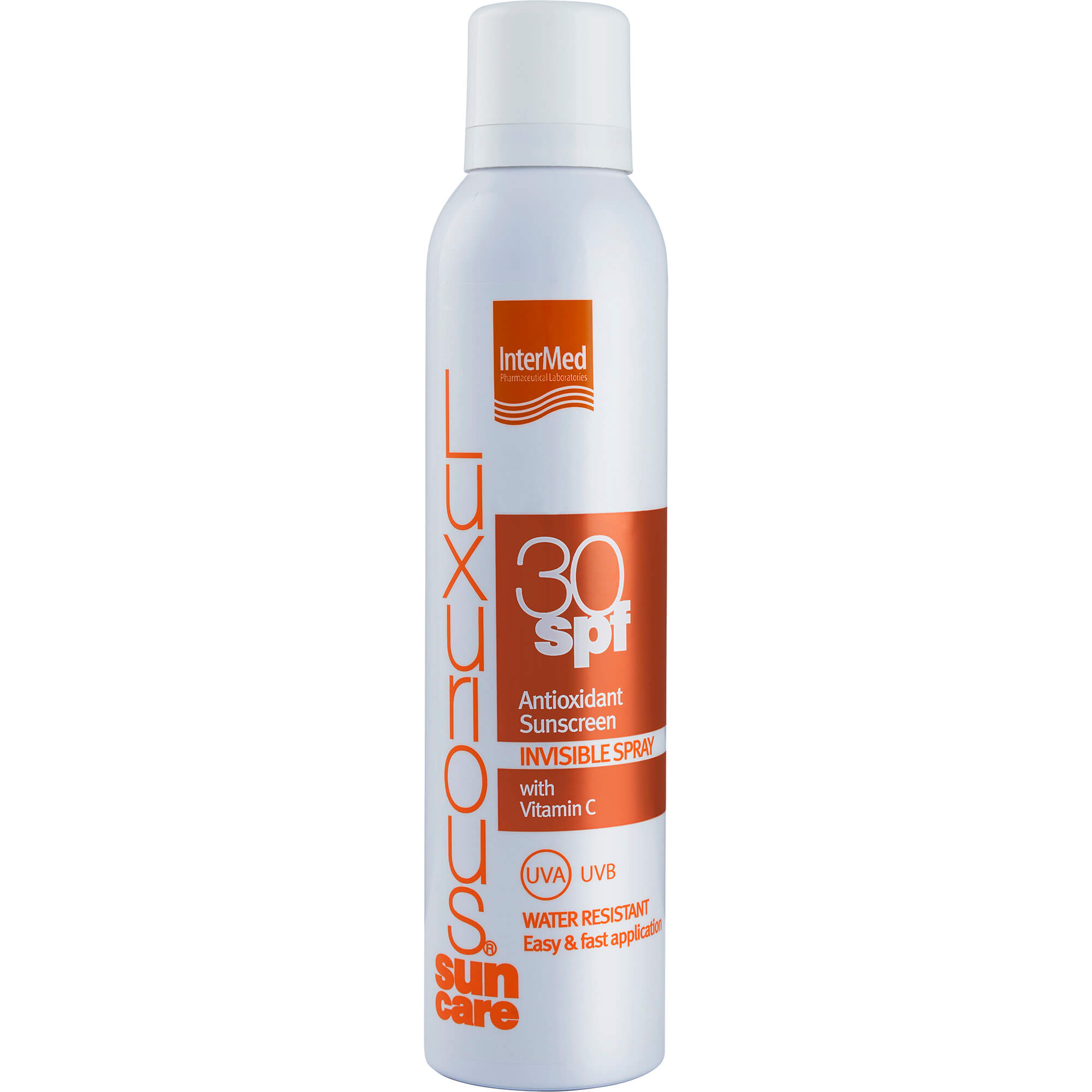 Luxurious Suncare Antioxidant Sunscreen Invisible Spray Spf30, Διάφανο Spray Σώματος Υψηλής Αντηλιακής Προστασίας 200ml