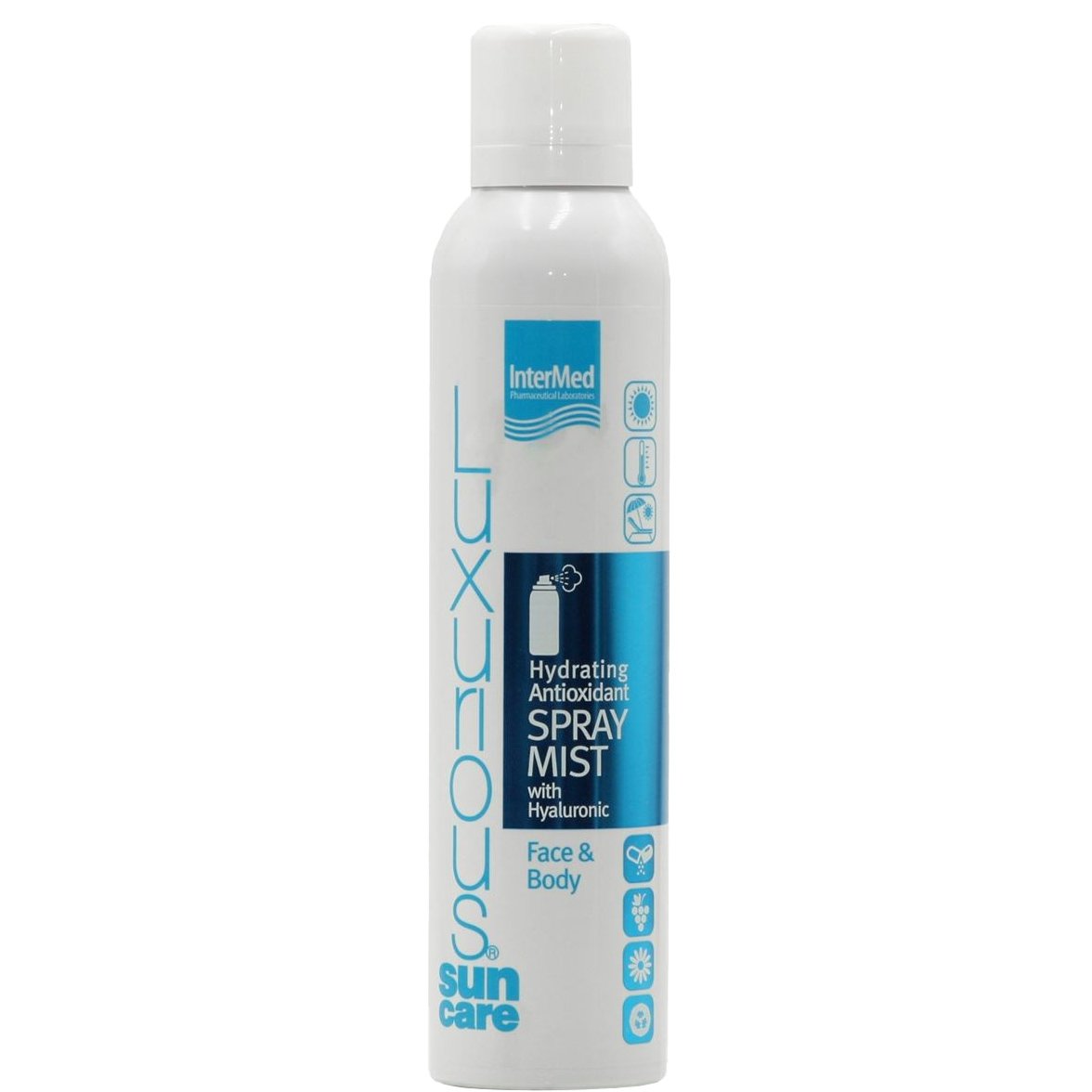 Luxurious Sun Care Hydrating Antioxidant Face – Body Spray Mist Ενυδατικό & Αντιοξειδωτικό Mist Προσώπου – Σώματος 200ml