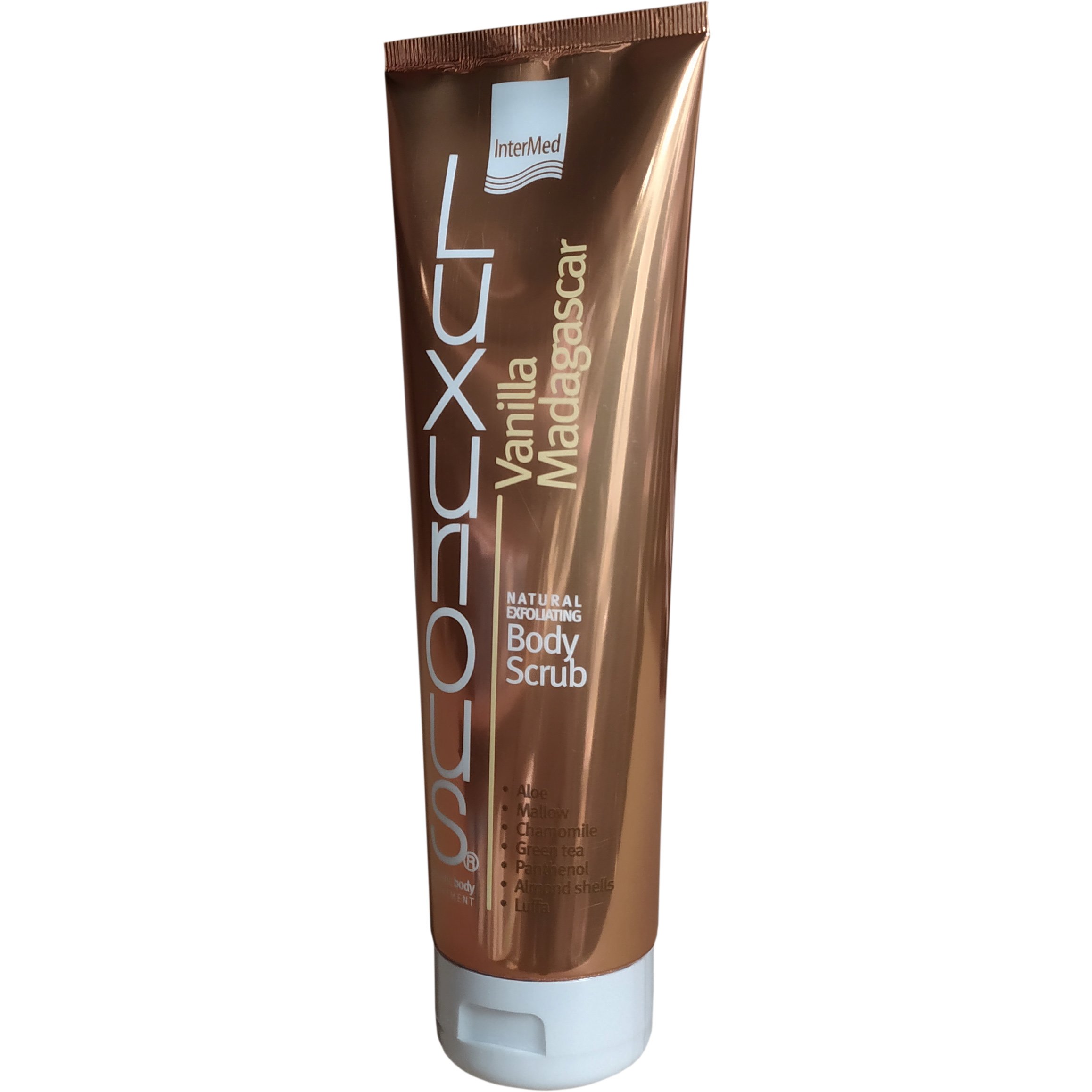 Luxurious Natural Exfoliating Body Scrub Vanilla Madagascar Αναζοωγονητική Απολέπιση με Άρωμα Βανίλια Μαδαγασκάρης 300ml