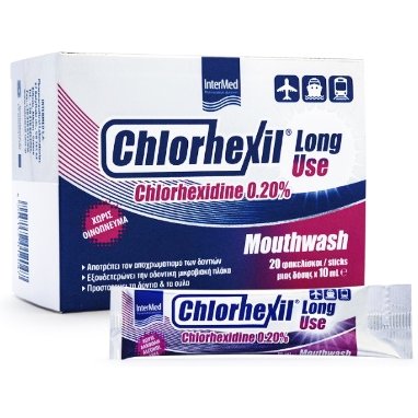 Intermed Chlorhexil 0,20% Στοματικό Διάλυμα 20Φακελίσκοι x 10ml