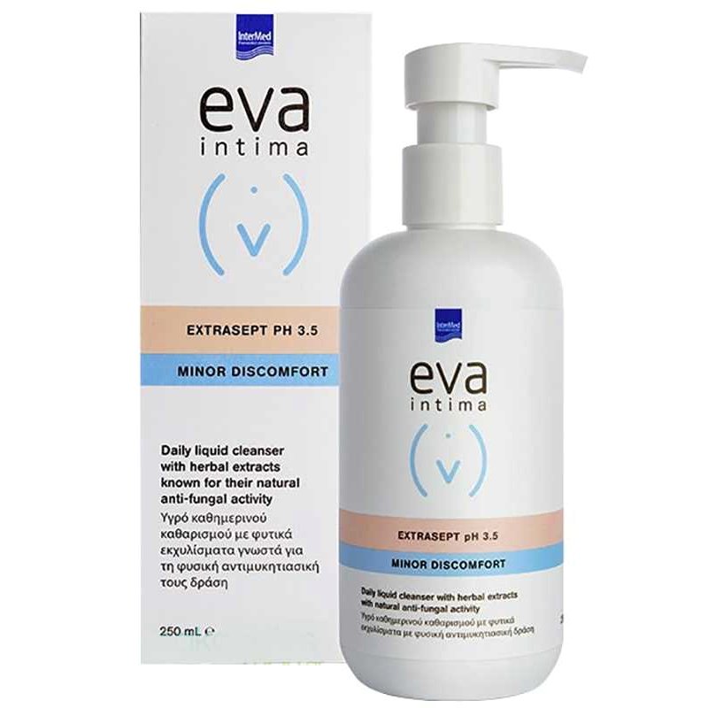 Intermed Eva Intima Extrasept PH3.5 Minor Discomfort Υγρό Καθημερινού Καθαρισμού Ευαίσθητης Περιοχής 250ml