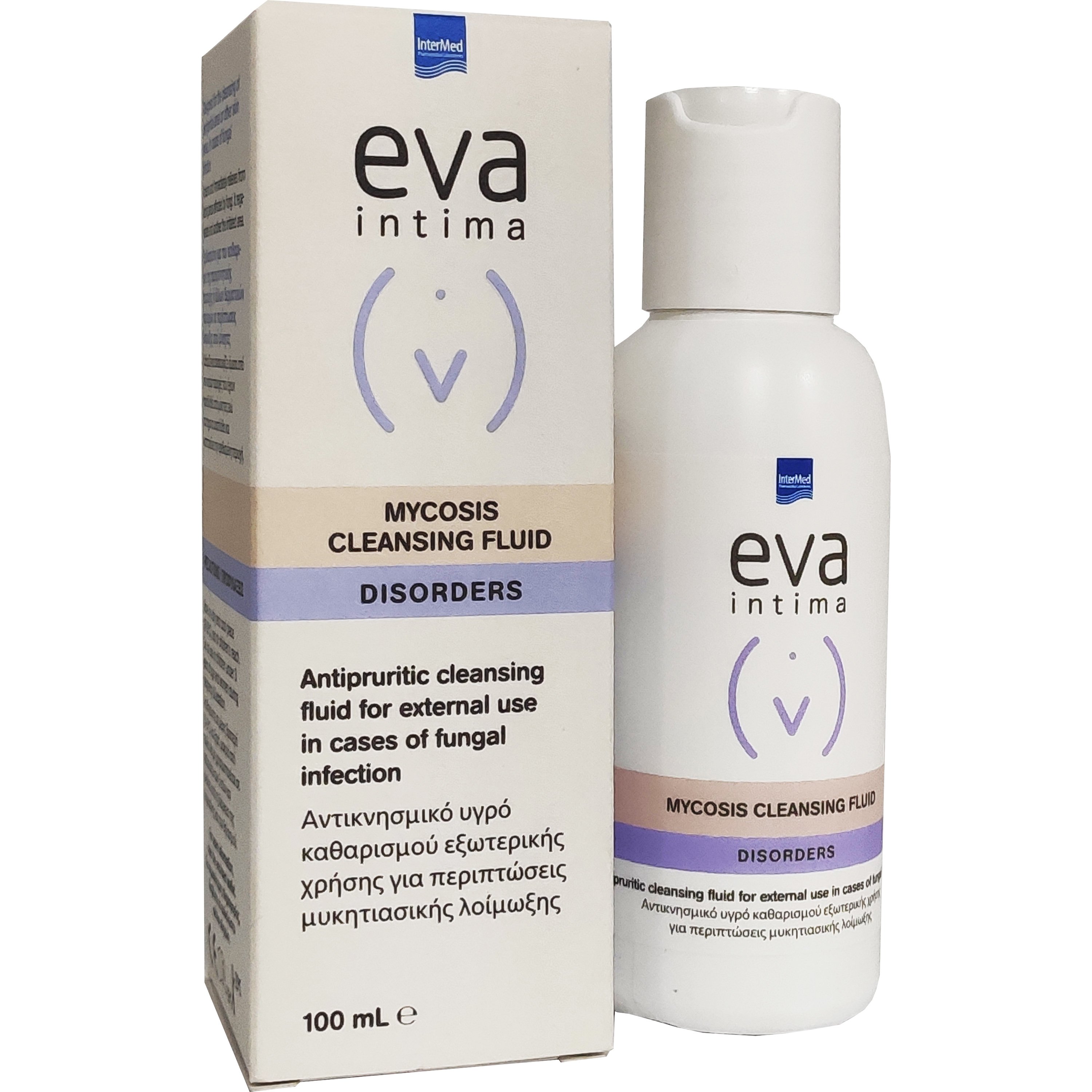 Eva Eva Intima My Cleansing Fluid Disorders Αντικνησμικό Υγρό Καθαρισμού για Περιπτώσεις Μυκητιασικής Λοίμωξης 100ml