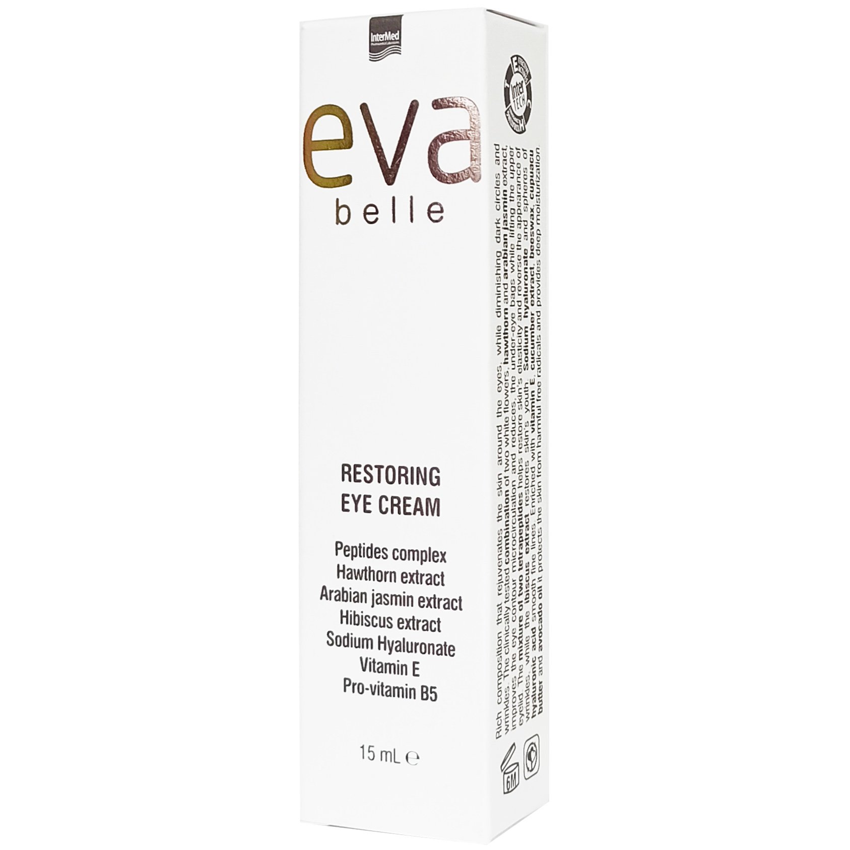 Eva Belle Restoring Eye Cream Κρέμα Αναζωογόνησης Ματιών με Ειδική Κεφαλή Εφαρμογής 15ml
