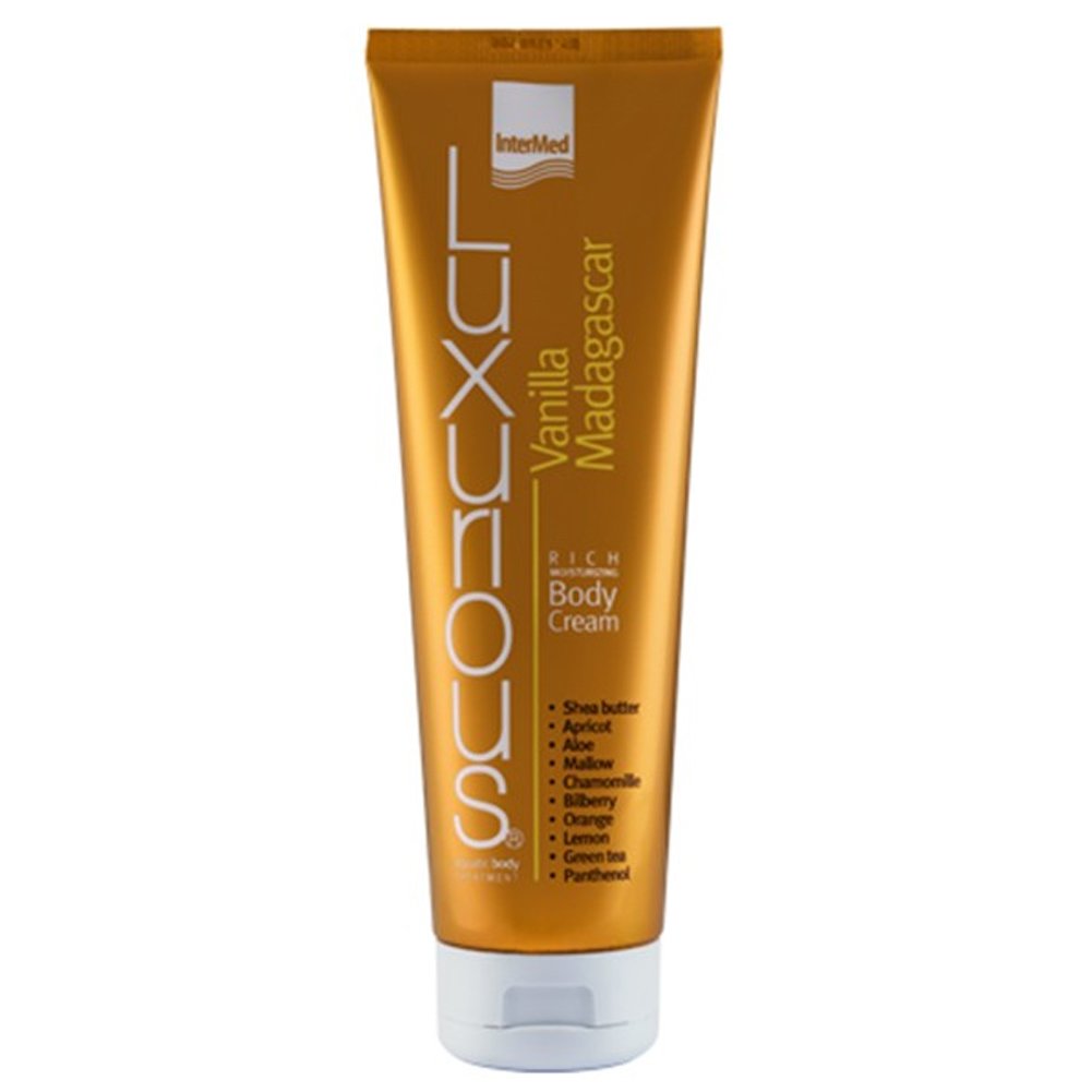 Luxurious Rich Moisturizing Body Cream Vanilla Madagascar Ενυδατική Κρέμα Σώματος με Άρωμα Βανίλια Μαδαγασκάρης 280ml