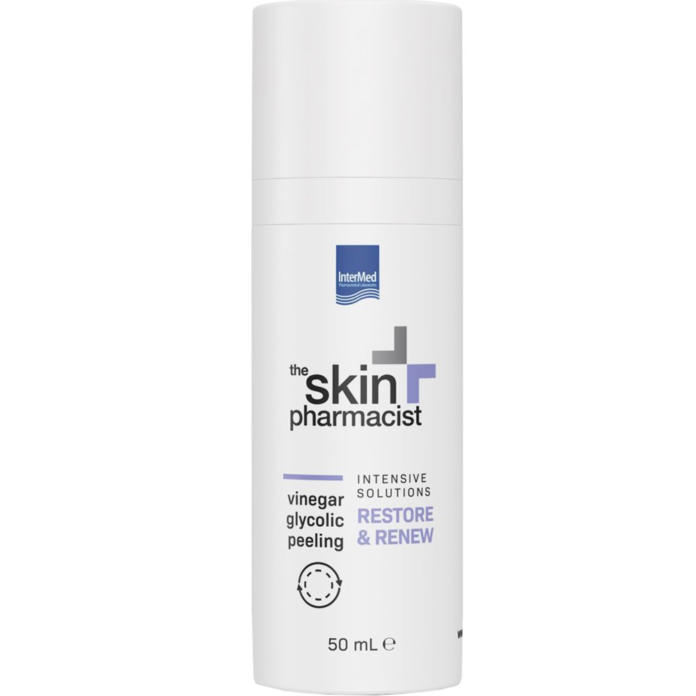 The Skin Pharmacist The Skin Pharmacist Restore & Renew Vinegar Glycolic Face Peeling Gel Ισχυρό Gel Απολέπισης Προσώπου που Καθαρίζει, Προστατεύει & Επαναφέρει τη Φυσική Λάμψη της Επιδερμίδας 50ml