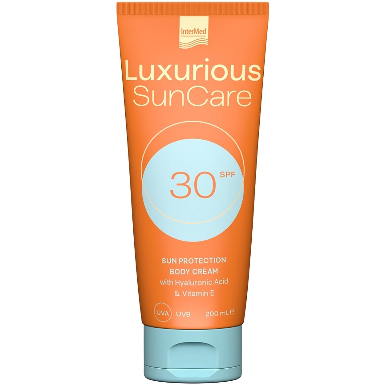Luxurious Sun Care Sunscreen Body Cream Spf30 Αντηλιακή Κρέμα Σώματος με Υψηλό Δείκτη Προστασίας 200ml