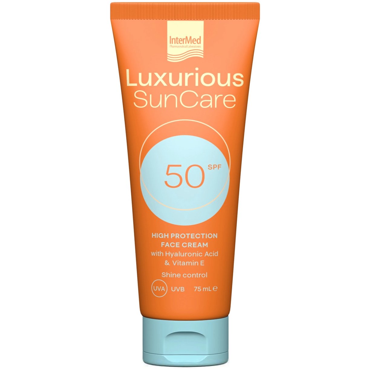 Luxurious Luxurious Sun Care High Protection Face Cream Spf50 Αντηλιακή Κρέμα Προσώπου Πολύ Υψηλής Προστασίας με Μεταξένια Υφή για Ματ Αποτέλεσμα 75ml