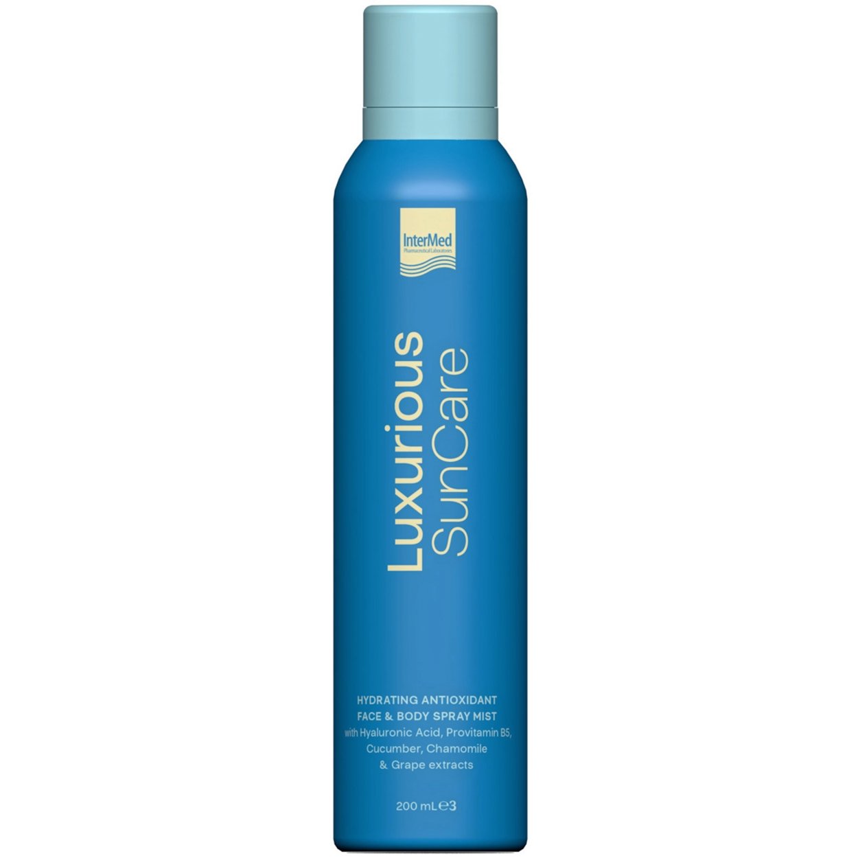 Luxurious Luxurious Sun Care Hydrating Antioxidant Face & Body Spray Mist Ενυδατικό & Αντιοξειδωτικό Mist Προσώπου Σώματος 200ml