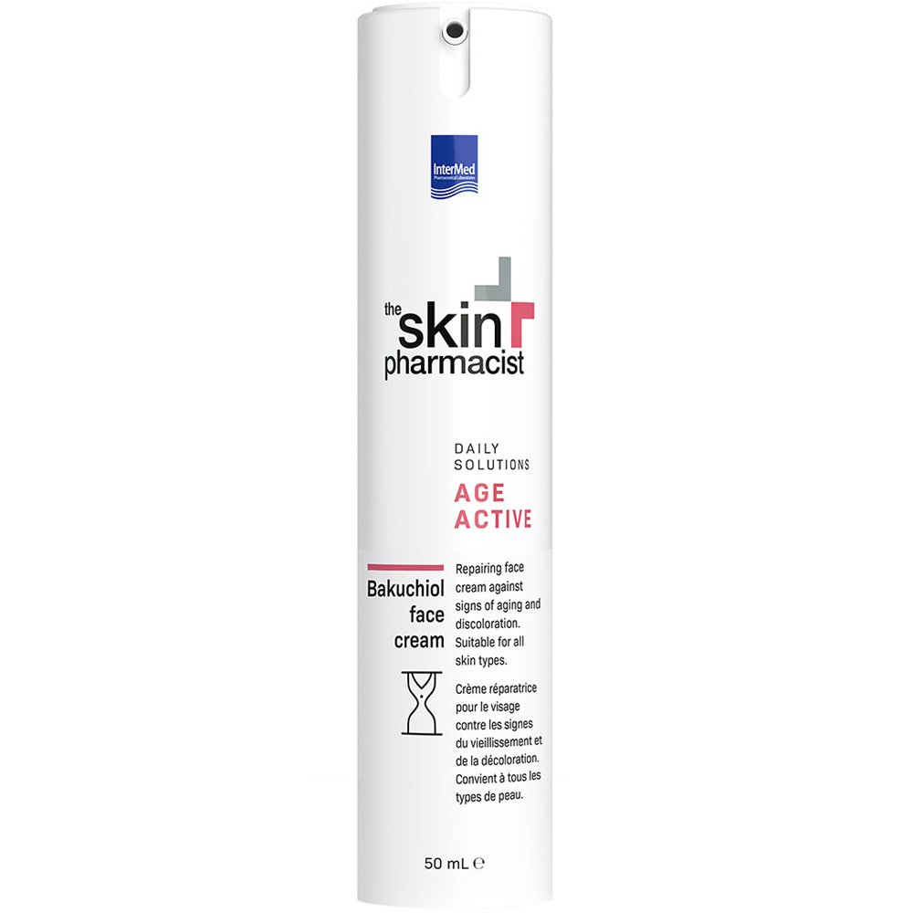 The Skin Pharmacist The Skin Pharmacist Age Active Bakuchiol Face Cream Επιδιορθωτική Κρέμα Προσώπου με Βακουχιόλη Κατά των Σημαδιών Γήρανσης & των Δυσχρωμιών 50ml