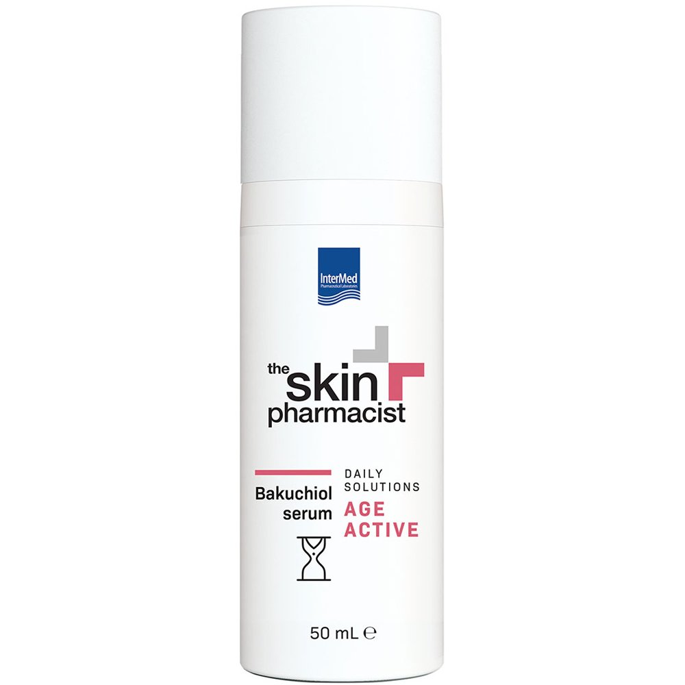 The Skin Pharmacist The Skin Pharmacist Age Active Bakuchiol Serum Επιδιορθωτικός Αντιγηραντικός Ορός Προσώπου με Βακουχιόλη για την Αντιμετώπιση Λεπτών Γραμμών & Σημαδιών Γήρανσης 50ml