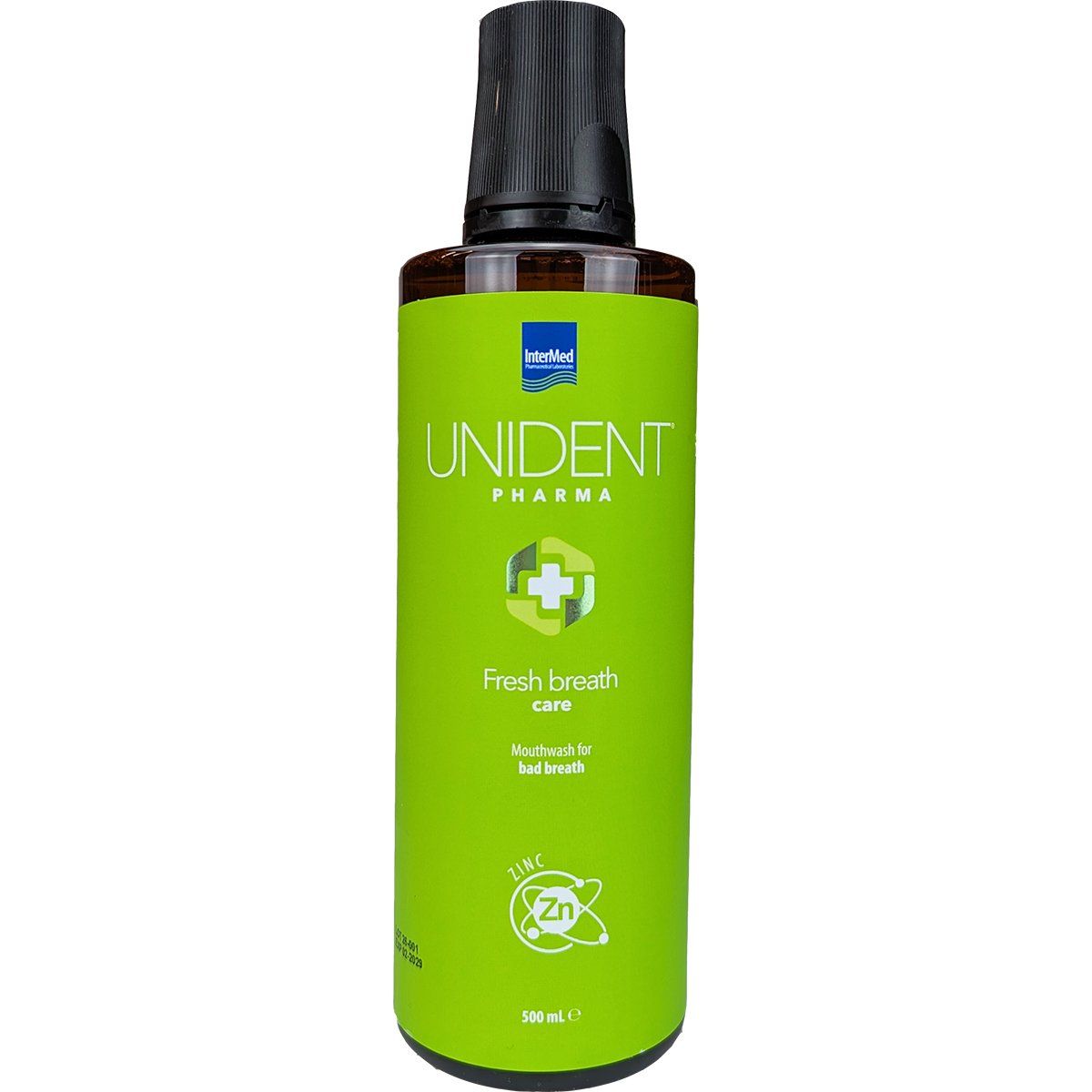 Intermed Unident Pharma Fresh Breath Care Mouthwash Ειδικά Σχεδιασμένο Καθημερινό Στοματικό Διάλυμα Κατά της Κακοσμίας 500ml