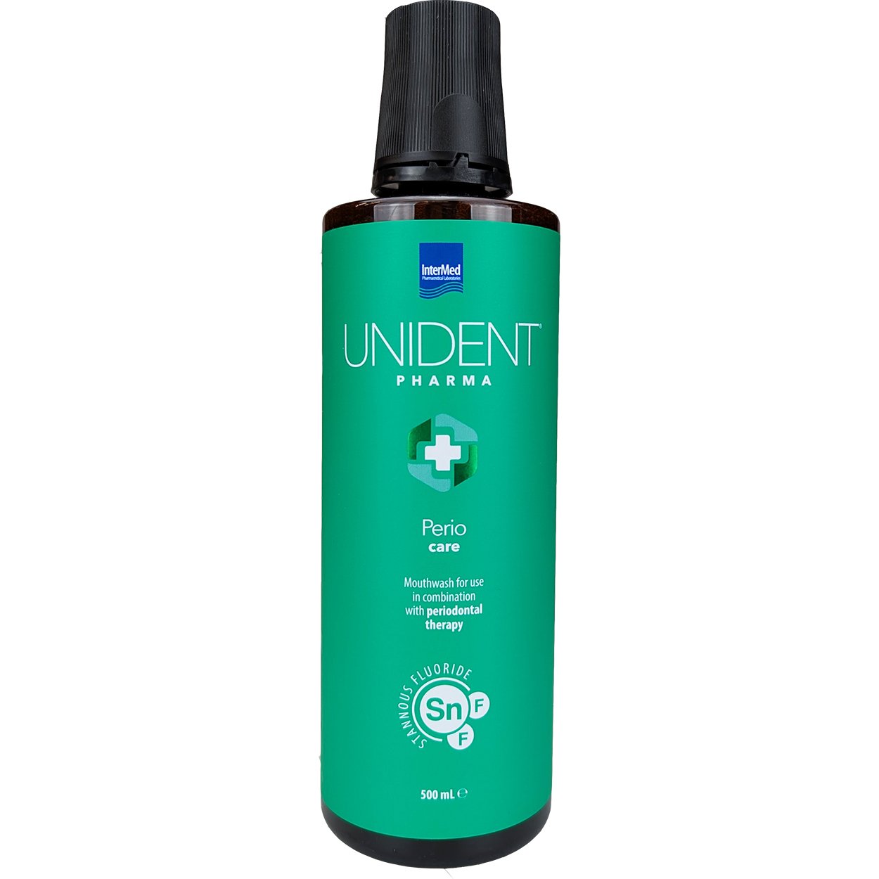 Intermed Unident Pharma Perio Care Mouthwash Στοματικό Διάλυμα για Χρήση σε Συνδυασμό με την Περιοδοντική Θεραπεία 500ml