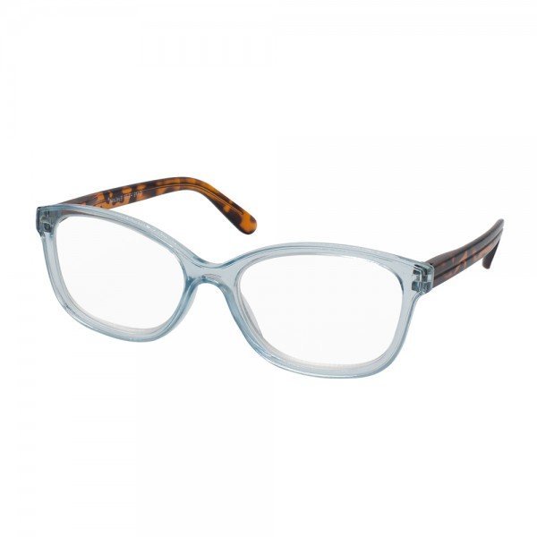 Eyelead Γυαλιά Διαβάσματος Unisex Γαλάζιο Διάφανο – Ταρταρούγα Κοκκάλινο E179 – 4,00