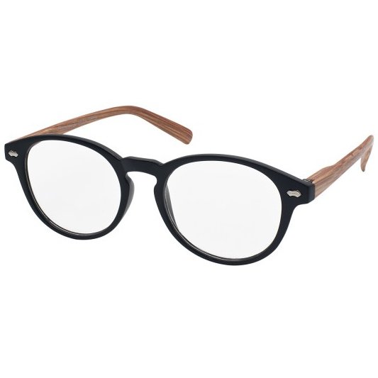 Eyelead Γυαλιά Διαβάσματος Unisex Μαύρο με Ξύλινο Βραχίονα Ε187 – 0,75