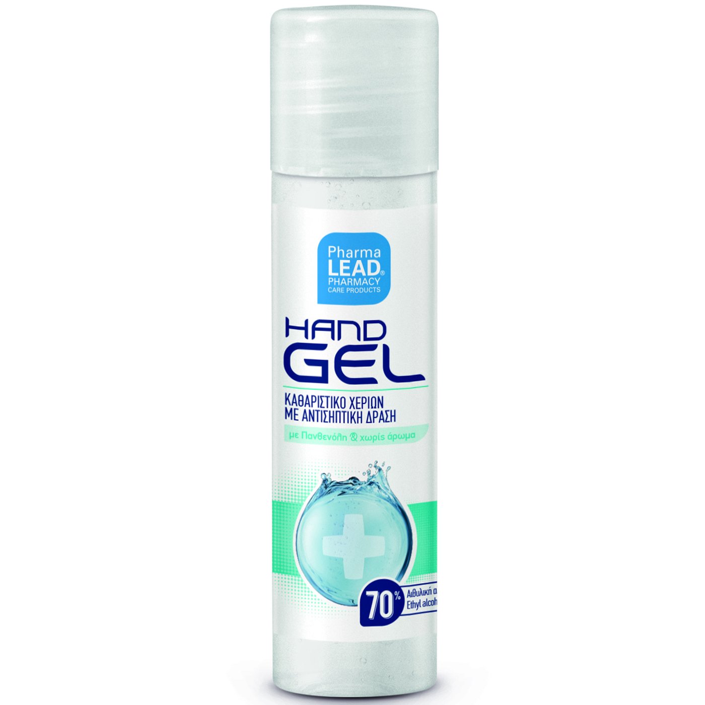 Pharmalead Hand Gel with Panthenol Καθαριστικό Gel Χεριών με Πανθενόλη Χωρίς Άρωμα 20ml