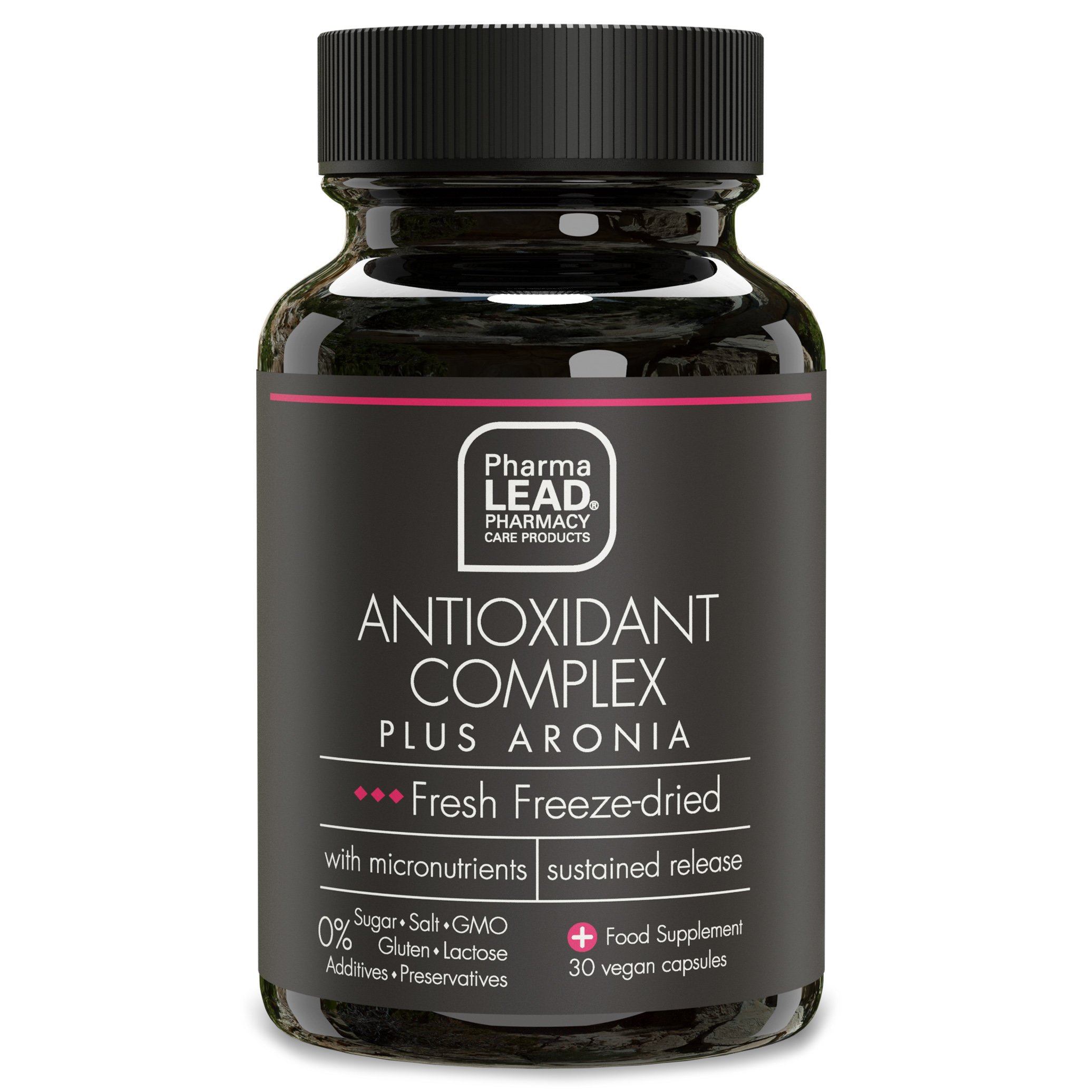 Pharmalead Black Range Antioxidant Complex Plus Aronia Συμπλήρωμα Διατροφής με Ισχυρή Αντιοξειδωτική Δράση, Ενισχυμένη με Αρώνια 30veg.caps