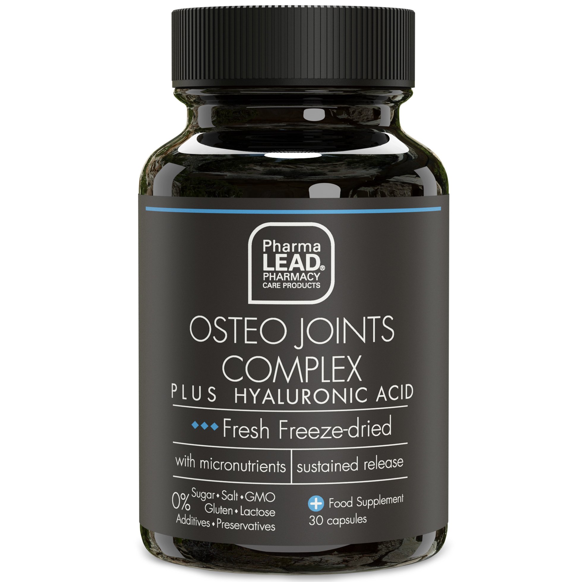 Pharmalead Black Range Osteo Joints Complex Plus Hyaluronic Acid Συμπλήρωμα Διατροφής για την Ενίσχυση των Αρθρώσεων 30caps