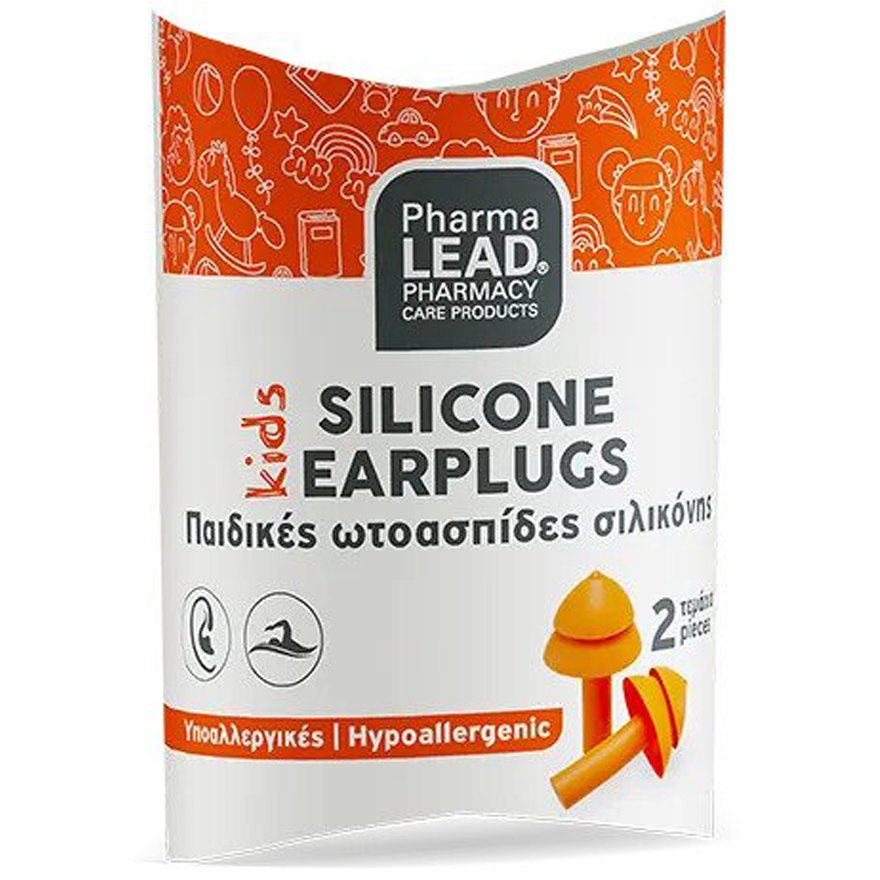 Pharmalead Kids Silicone Earplugs Παιδικές Ωτοασπίδες Σιλικόνης 2 Τεμάχια