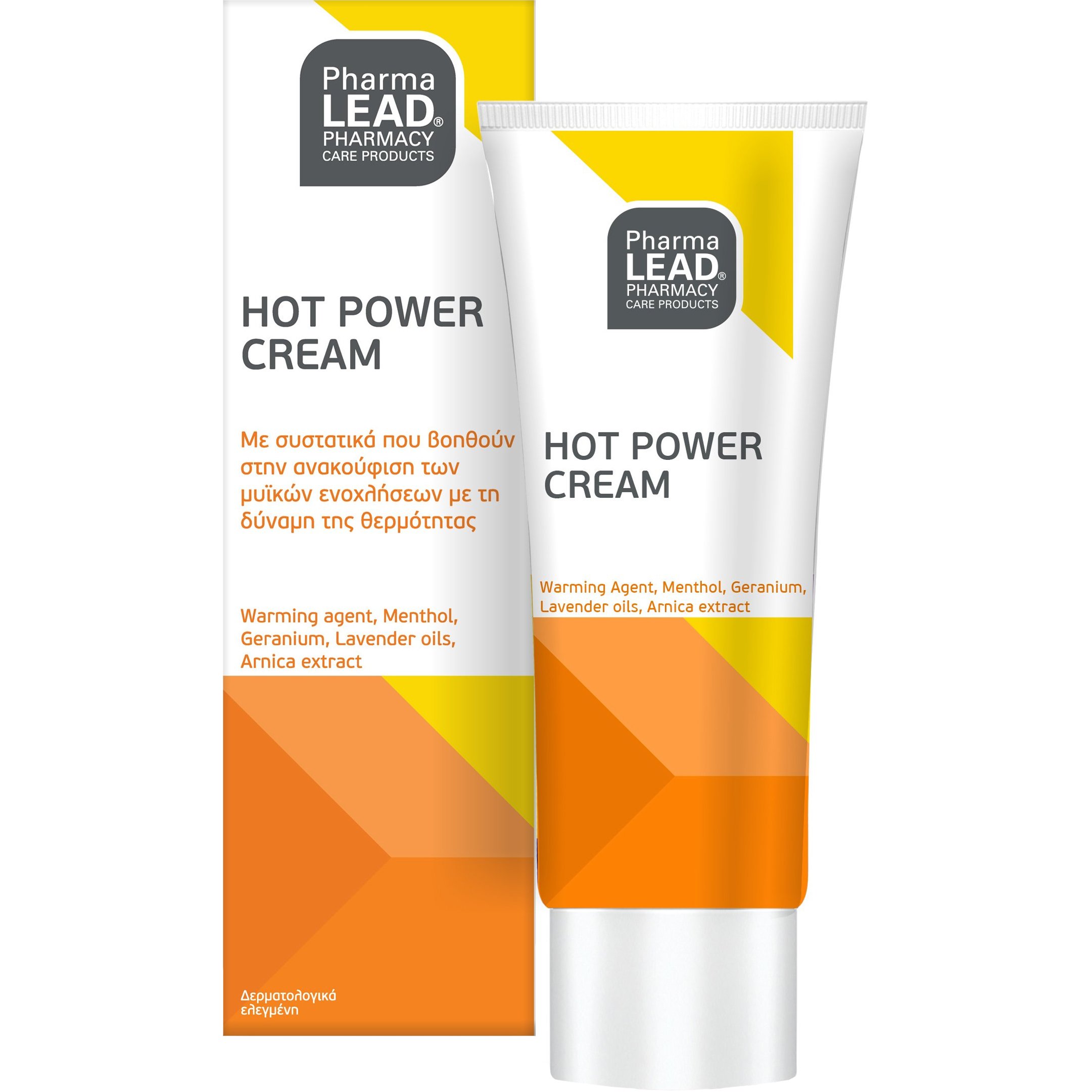 PharmaLead Pharmalead Hot Power Cream Θερμαντική Κρέμα με Μενθόλη, Covafresh & Φυτικό Εκχύλισμα Arnica 100ml